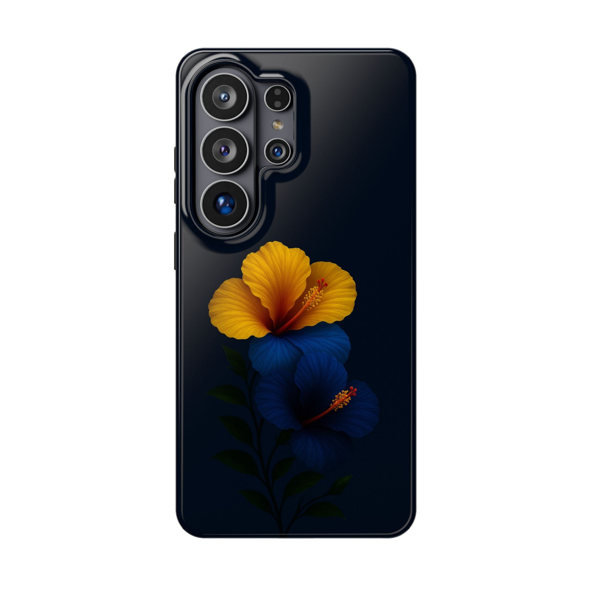Elegant Hibiscus Phone Case for iPhone 11-17 and Galaxy S21-S22