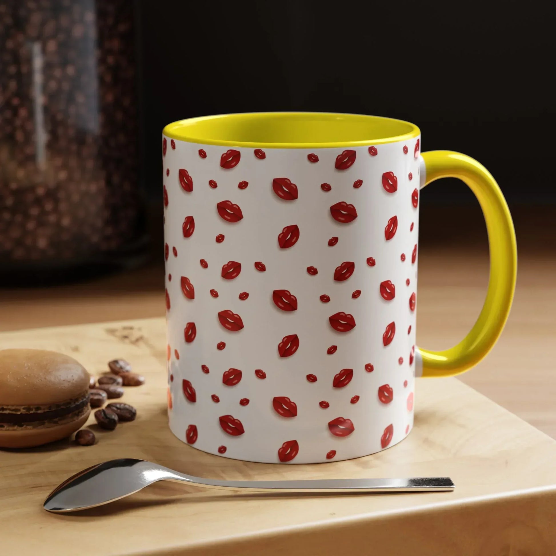 Hot Lips Mug - Accent Coffee Mug (11, 15oz) - KARARMDESIGN