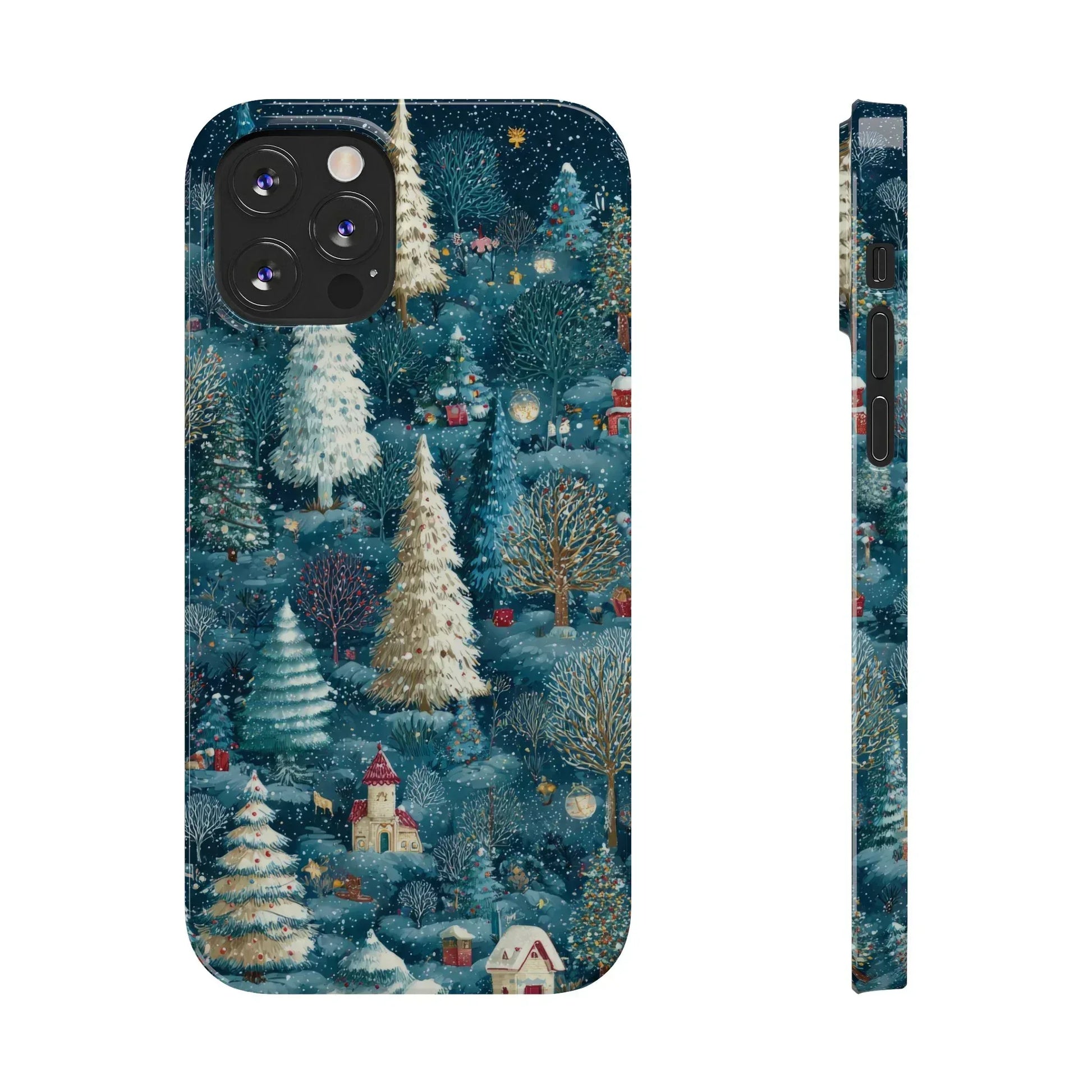 Frosty Forest Phone Case for iPhone 11-17 - KARARMDESIGN