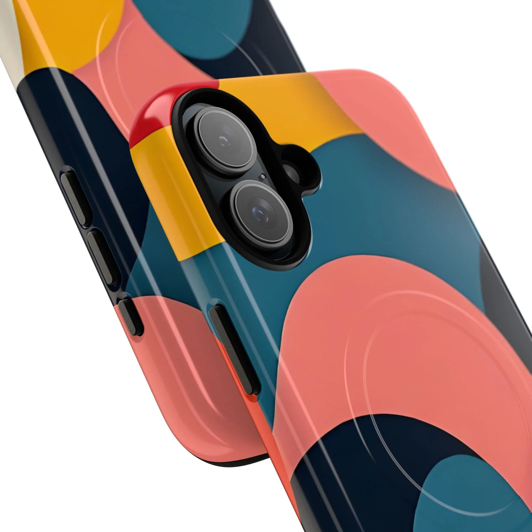 Colorful Abstract Art Phone Case for iPhone 13-17 - KARARMDESIGN