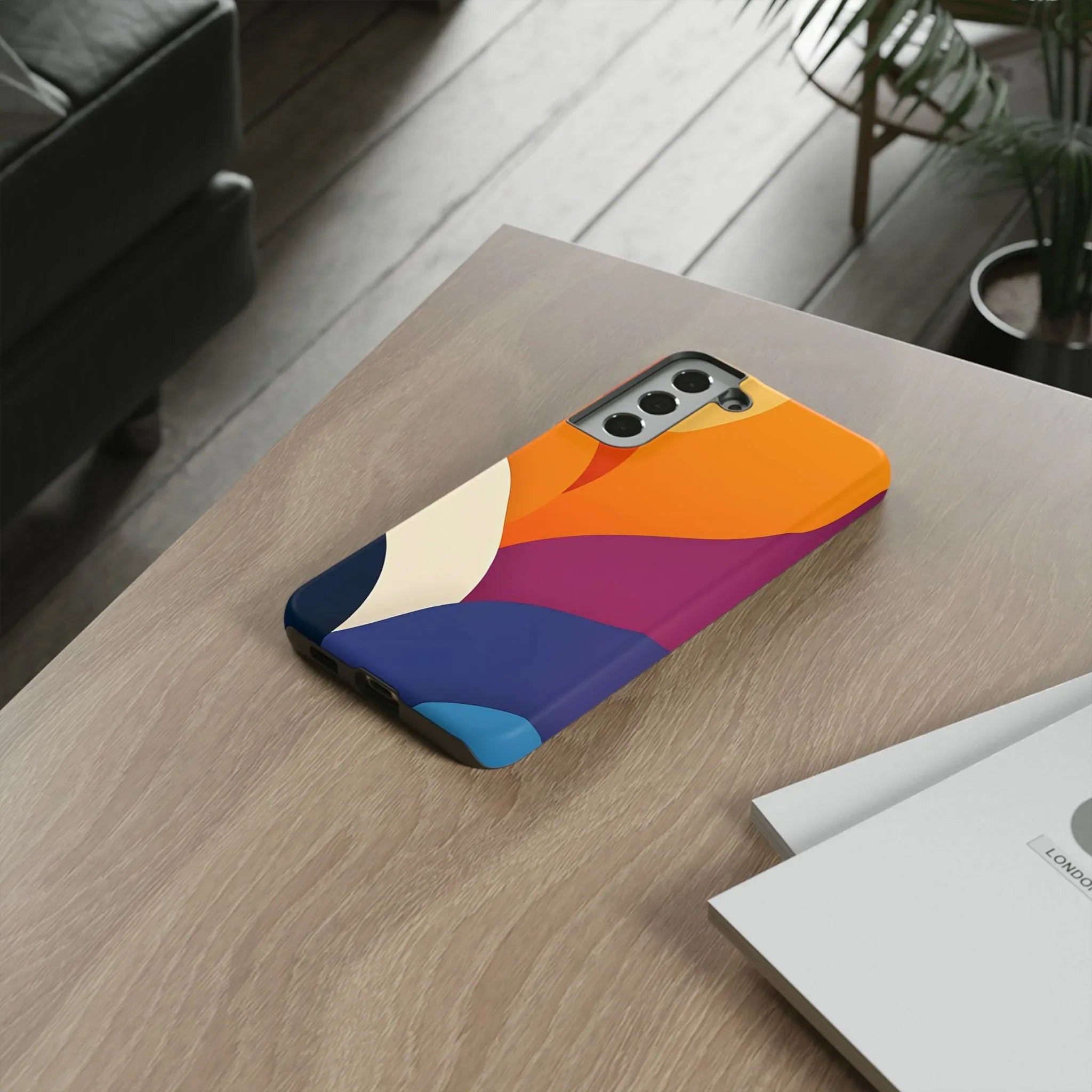 Vibrant Abstract Design Phone Case for iPhone and Galaxy - KARARMDESIGN