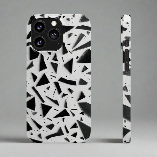 Abstract Slim Phone Case for iPhone 7 to 16 Models - KarArmDesign