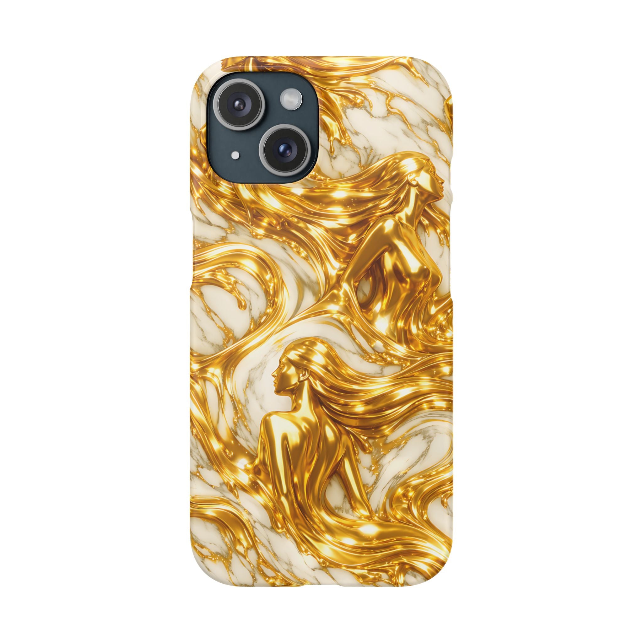 Divine Gold Woman Snap Phone Case for iPhone & Galaxy