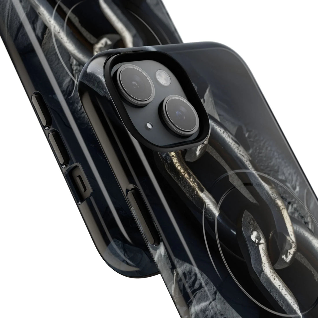 “Iron Chain” Tough Magnetic Phone Case for iPhone 13-17 - KARARMDESIGN