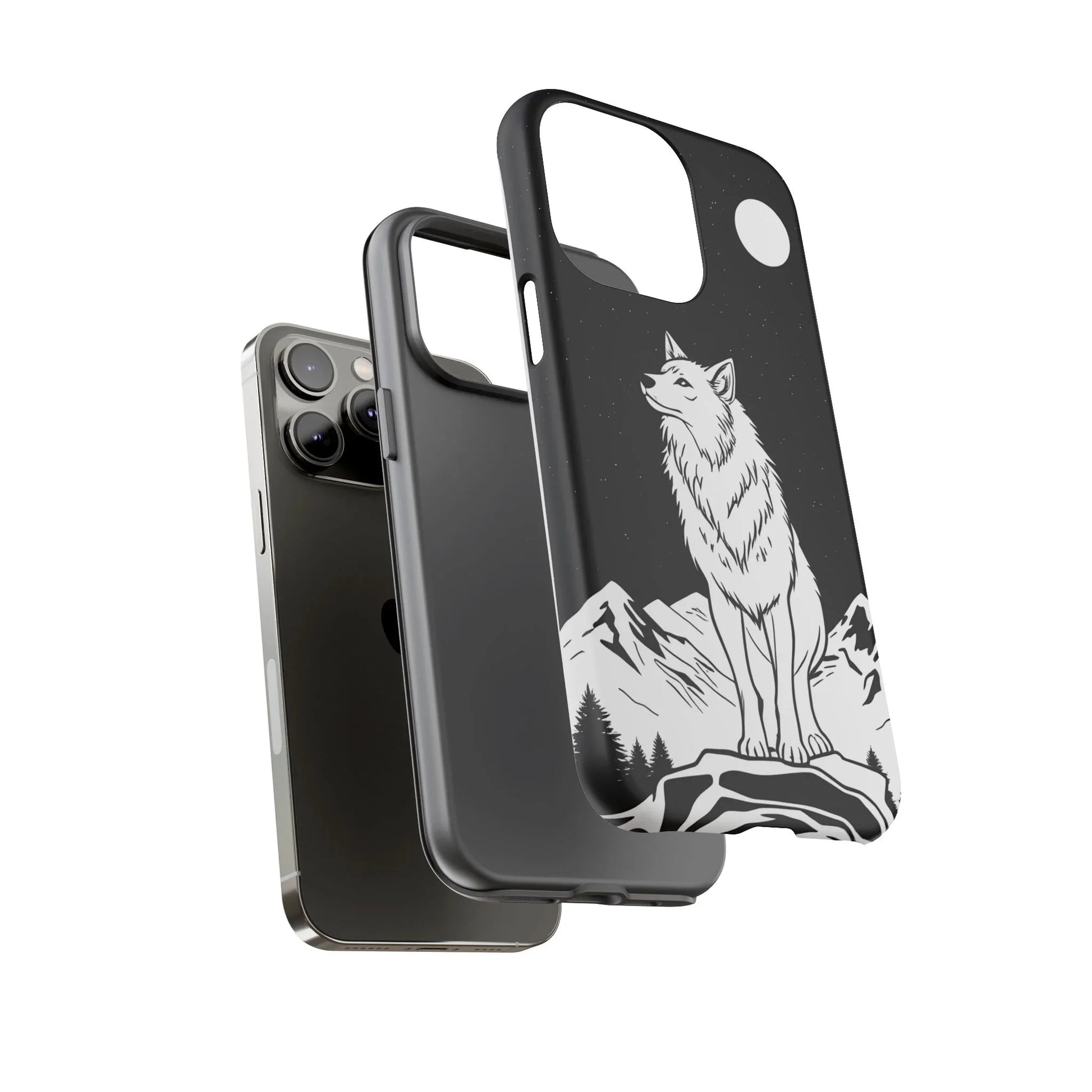 Majestic Wolf Phone Case for iPhone and Galaxy - KARARMDESIGN