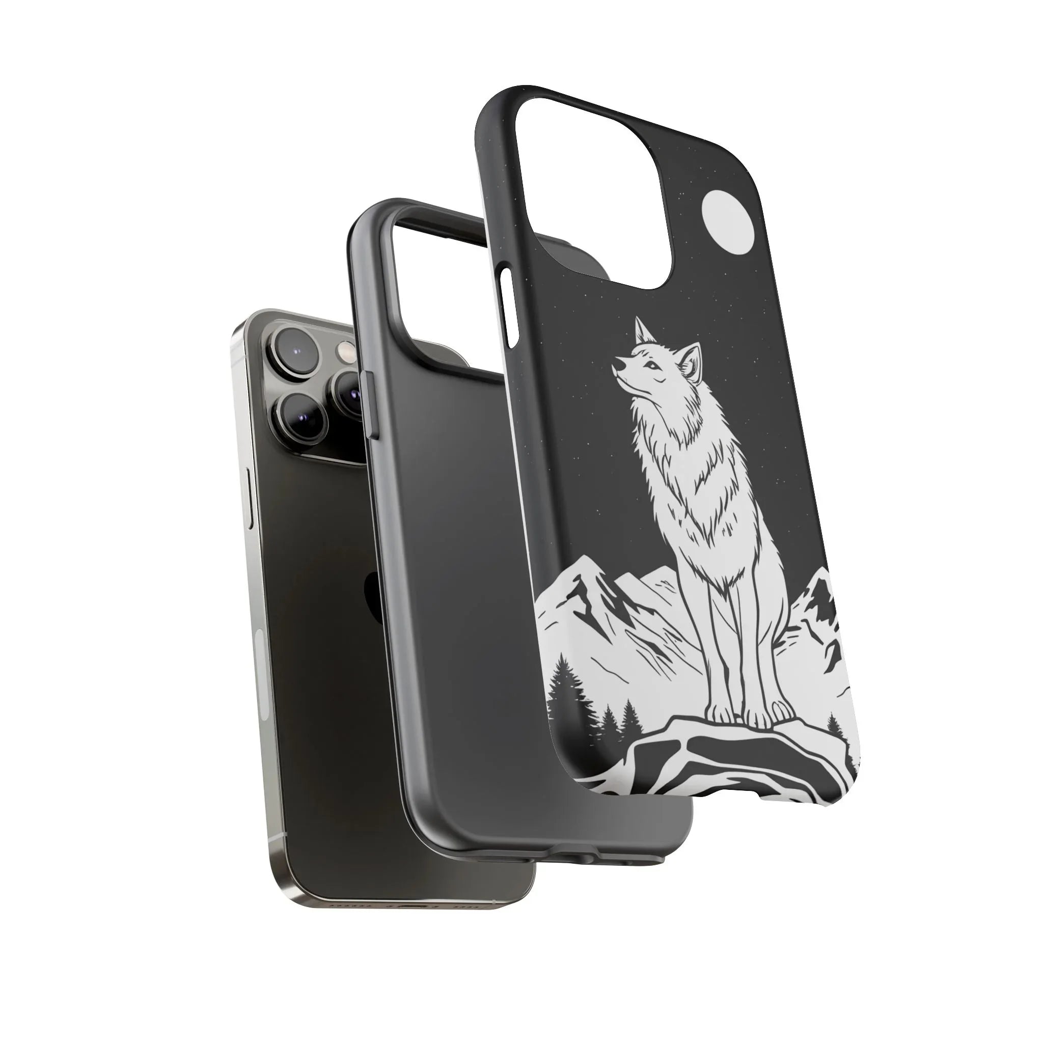 Majestic Wolf Phone Case for iPhone and Galaxy - KARARMDESIGN