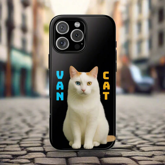 VAN CAT Phone Case for iPhone 8-16 and Samsung Galaxy S20-S25 Models