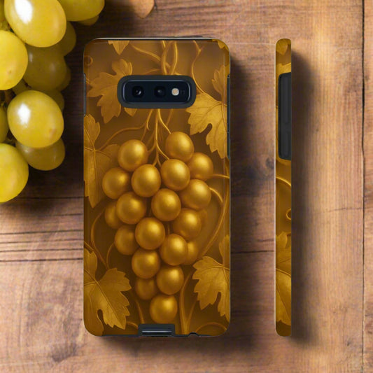 Golden Grapes Phone Case for Samsung Galaxy S10-S25 Models - KarArmDesign