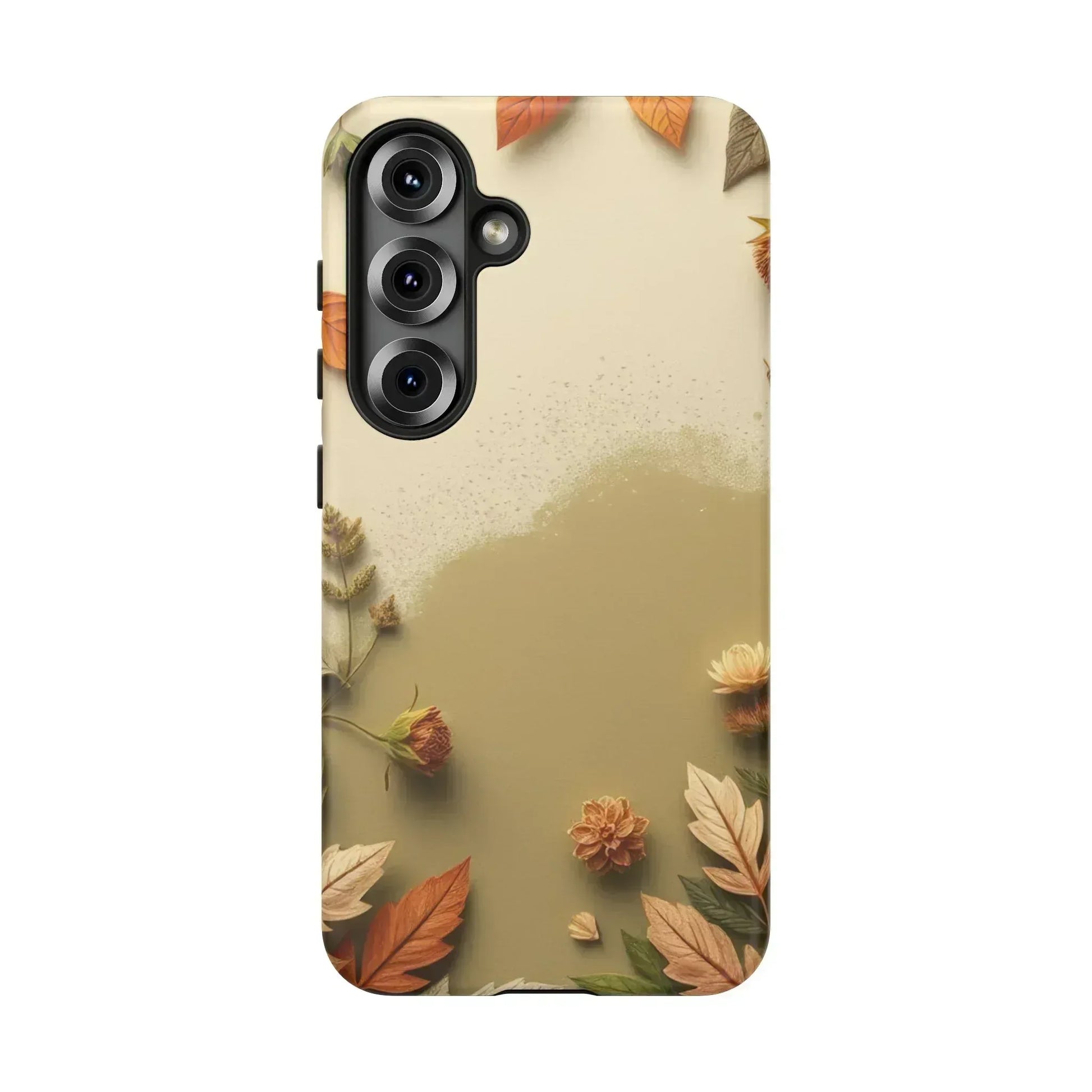 Autumn Leaves Phone Case for iPhone 8–16 and Galaxy S10–S25 - KARARMDESIGN