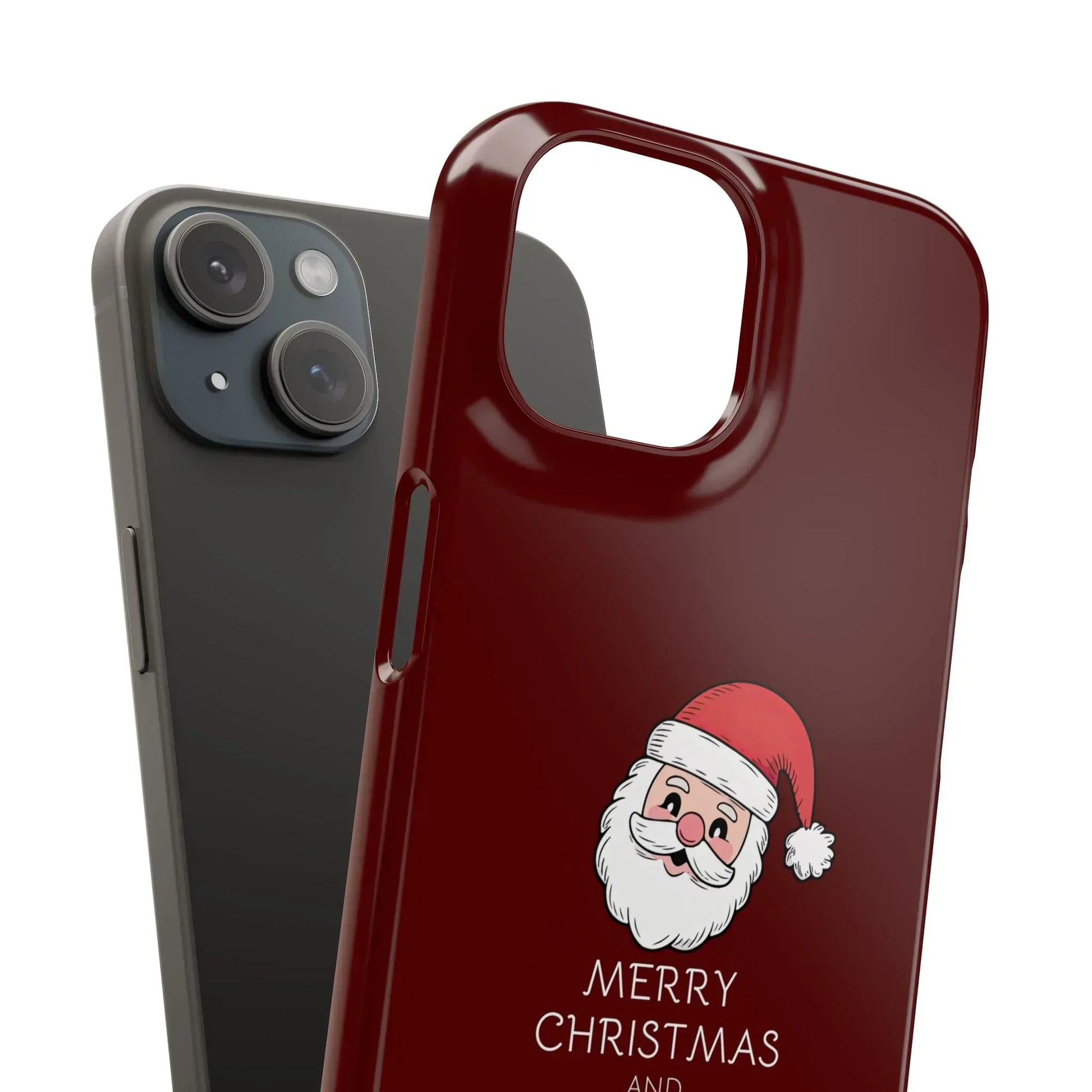 Crimson Claus Phone Case for iPhone 8-17 and Galaxy S20-S25 - KARARMDESIGN
