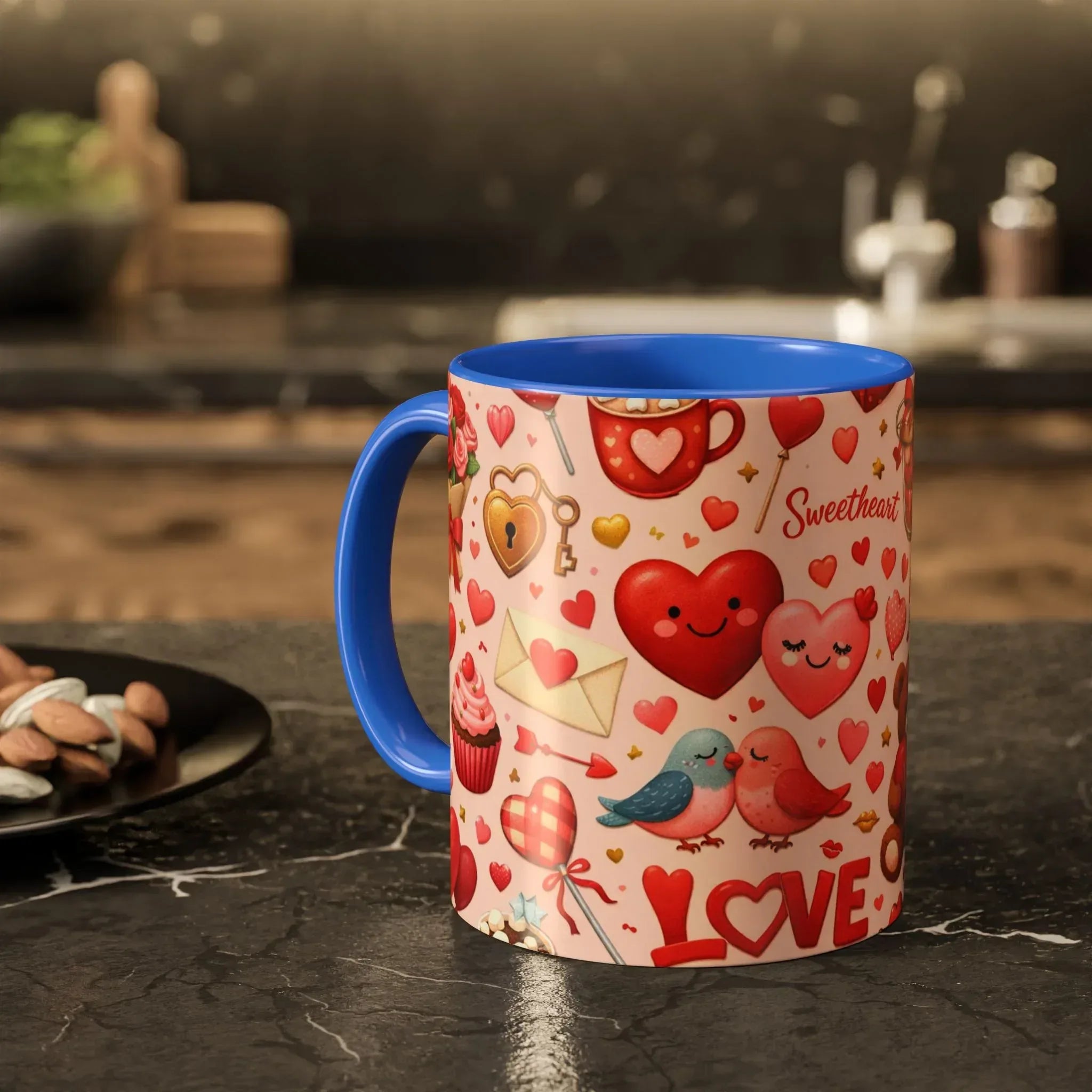 Sweetheart Love Mug - Colorful Mugs (11oz, 15oz) - KARARMDESIGN
