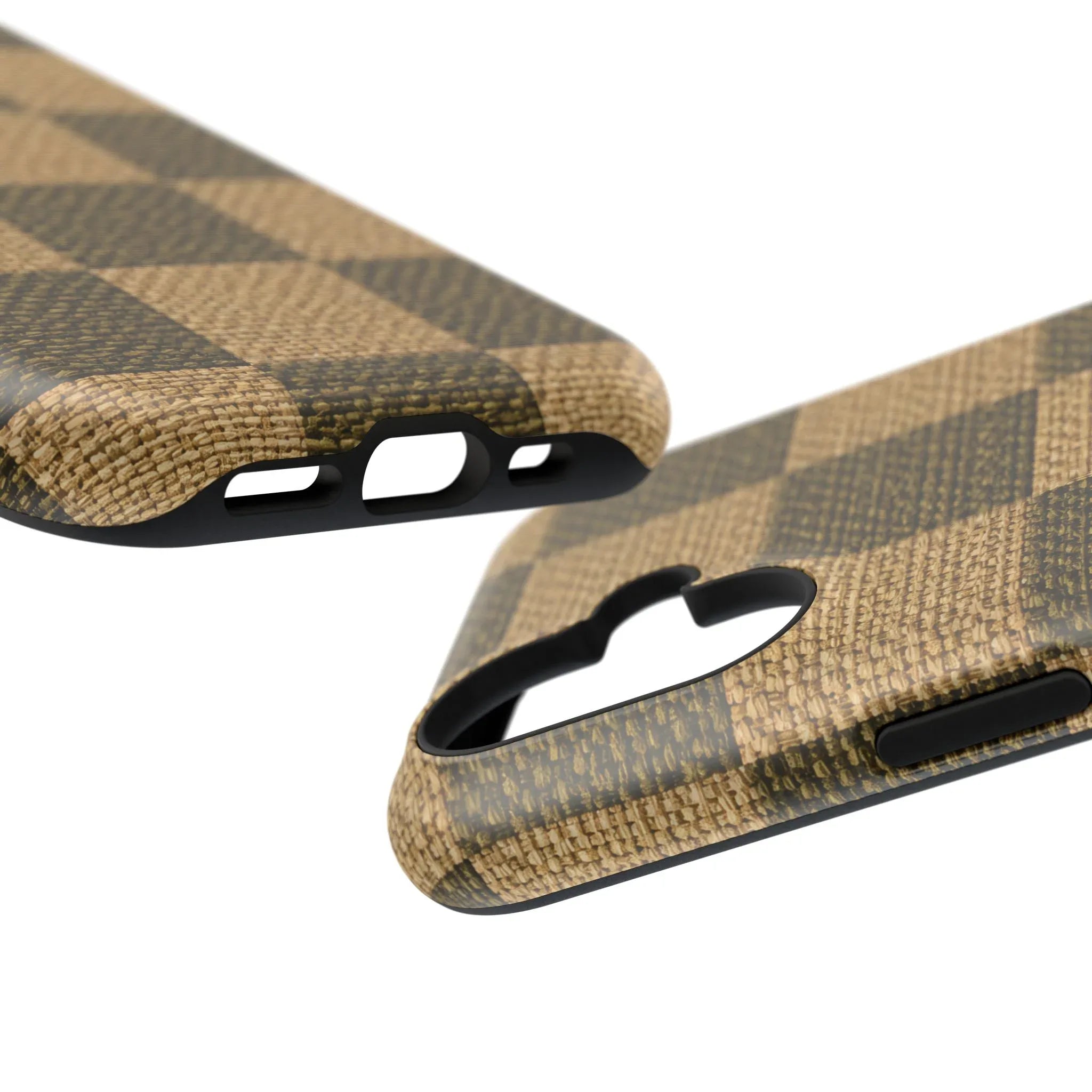 Rustic Woven Phone Case for iPhone 11-17 and Galaxy S21-S22 - KARARMDESIGN