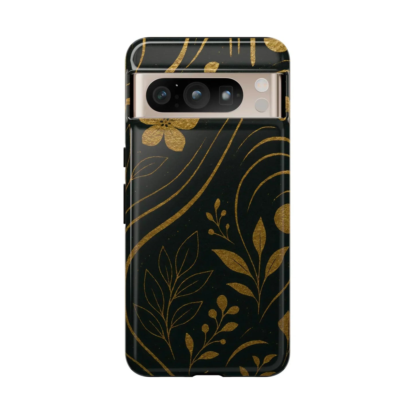 Foil Frenzy Abstract Gold Pattern Phone Case for Samsung Galaxy and Google Pixel - KarArmDesign