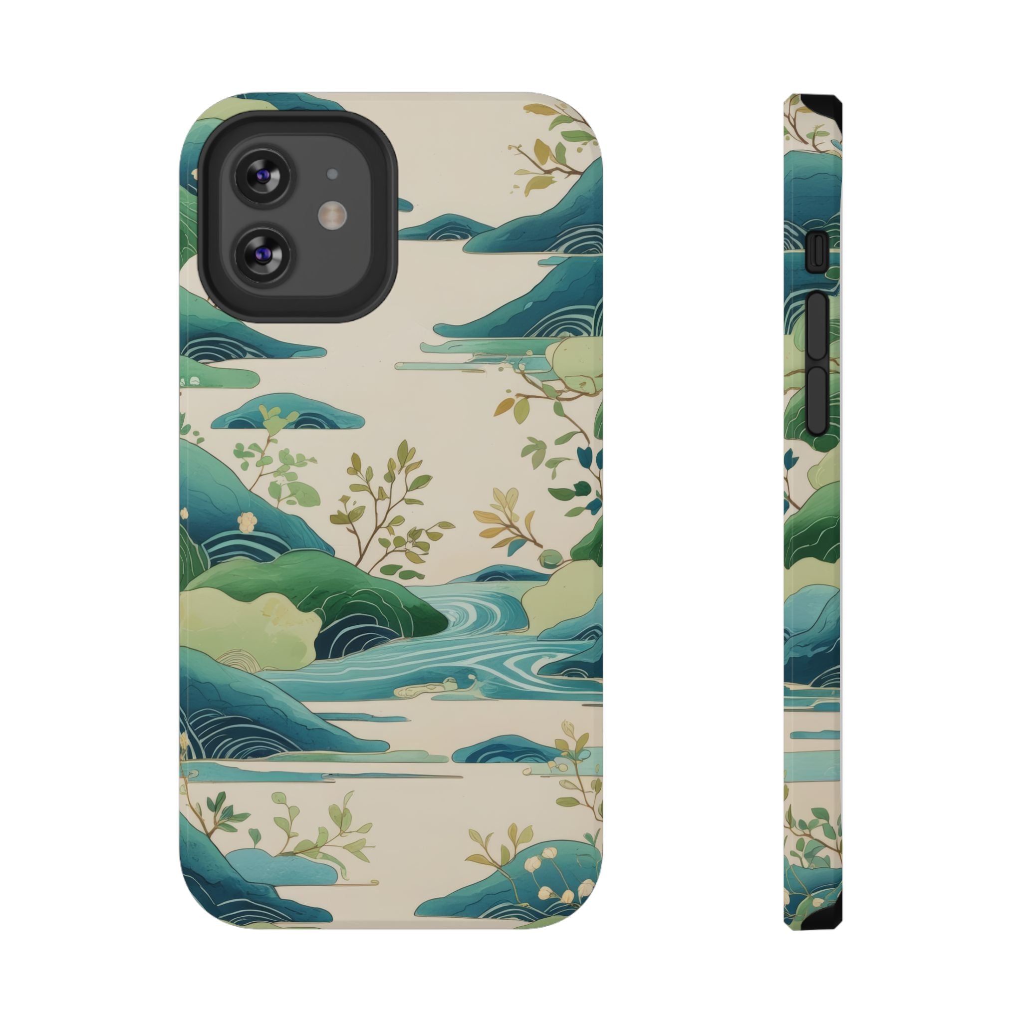 Nature Landscape Phone Case for iPhone 11-17 and Galaxy S22-S26