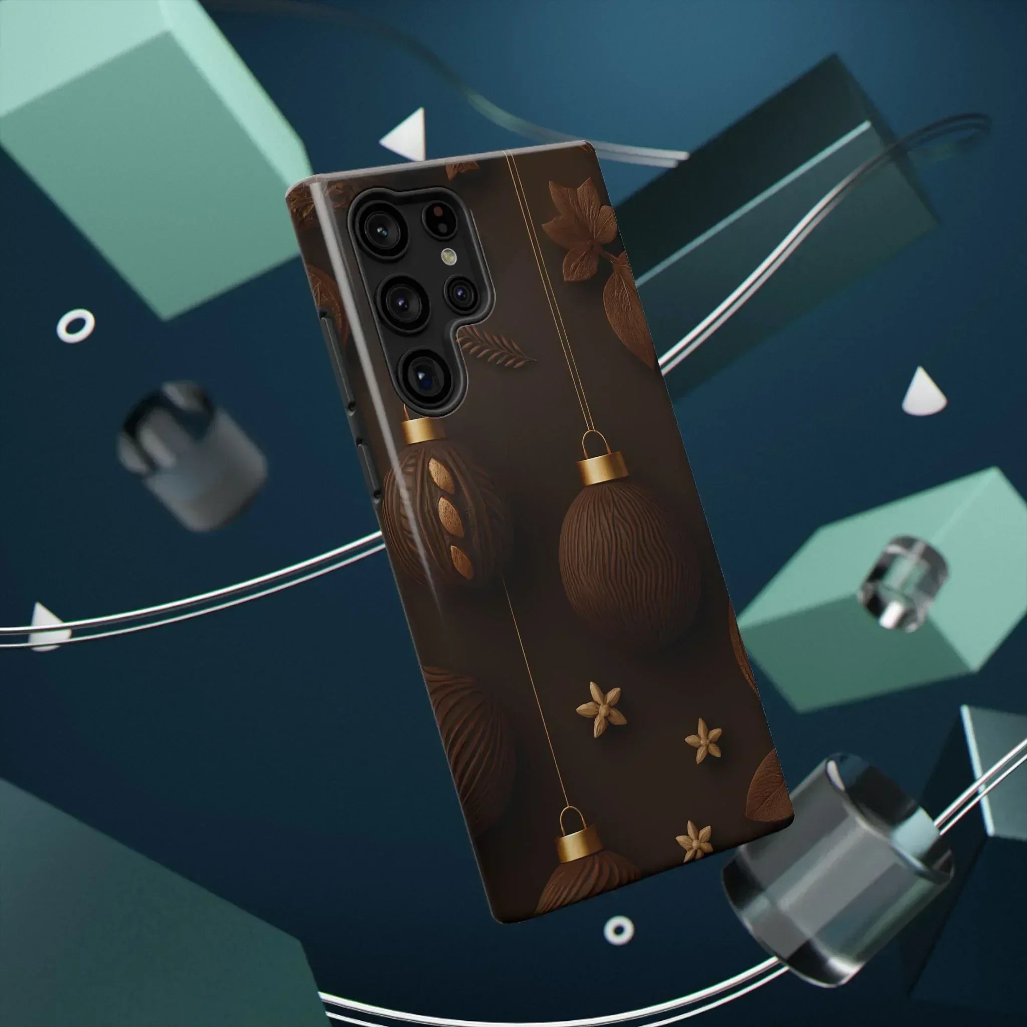 Chocolate Ornaments Phone Case for iPhone 11-17 and Galaxy S21-S22 - KARARMDESIGN