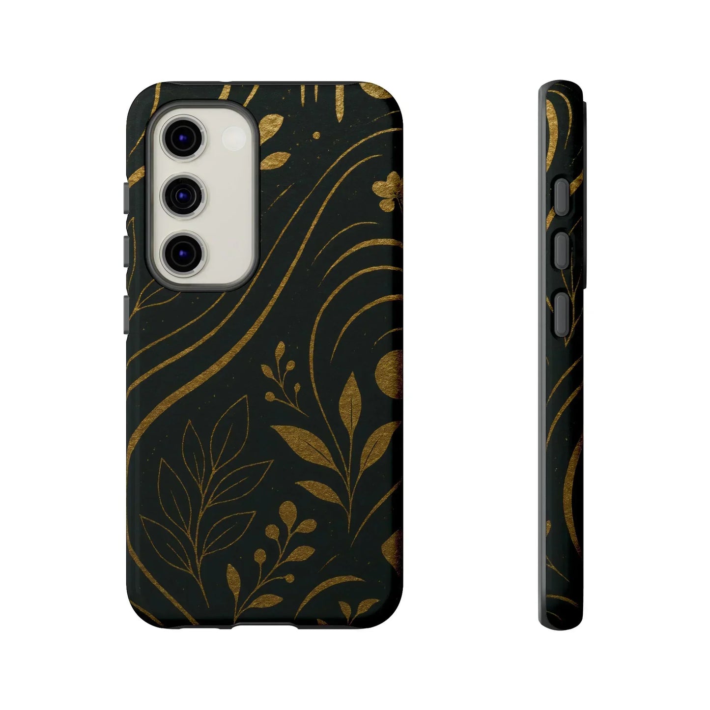 Foil Frenzy Abstract Gold Pattern Phone Case for Samsung Galaxy and Google Pixel - KarArmDesign