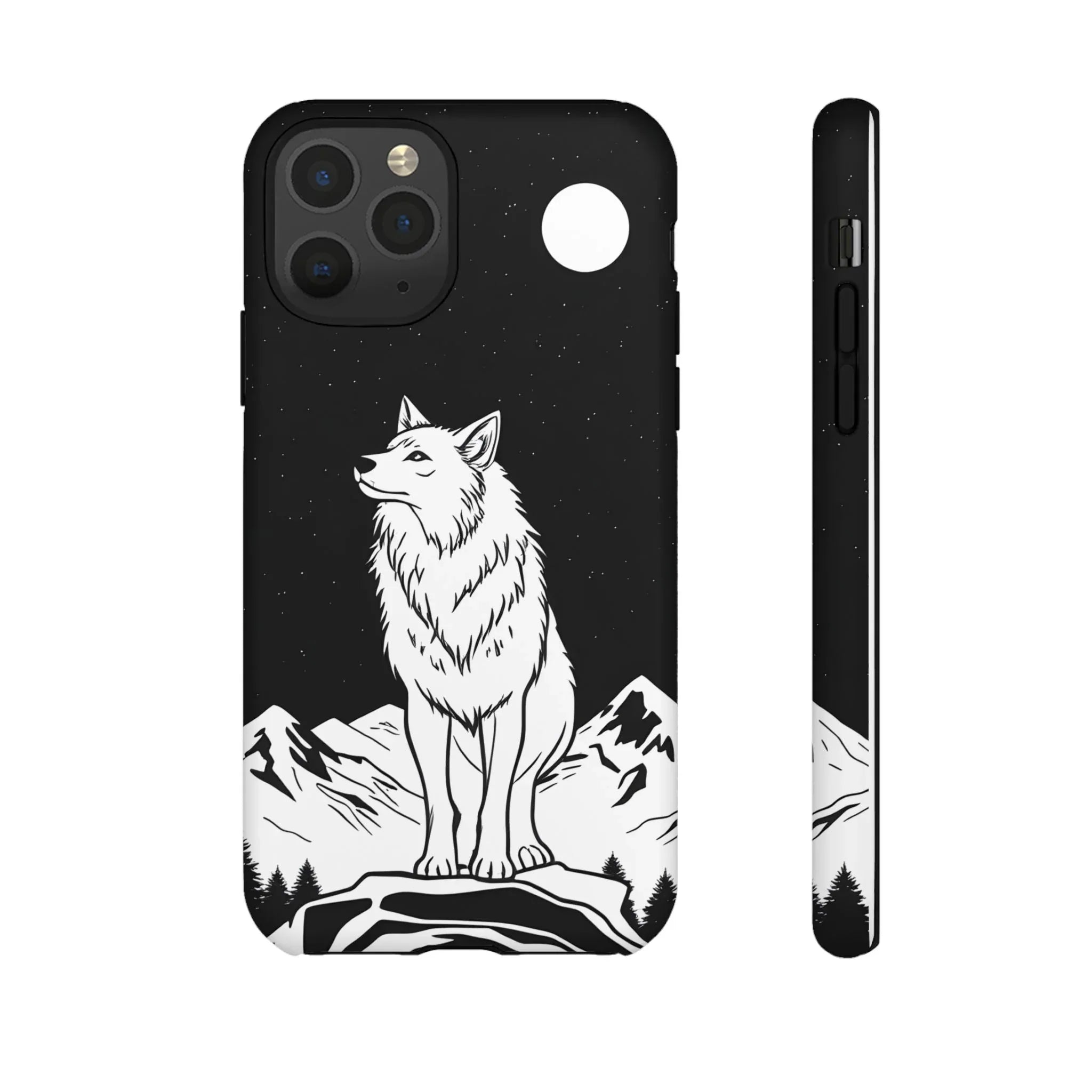 Majestic Wolf Phone Case for iPhone and Galaxy - KARARMDESIGN