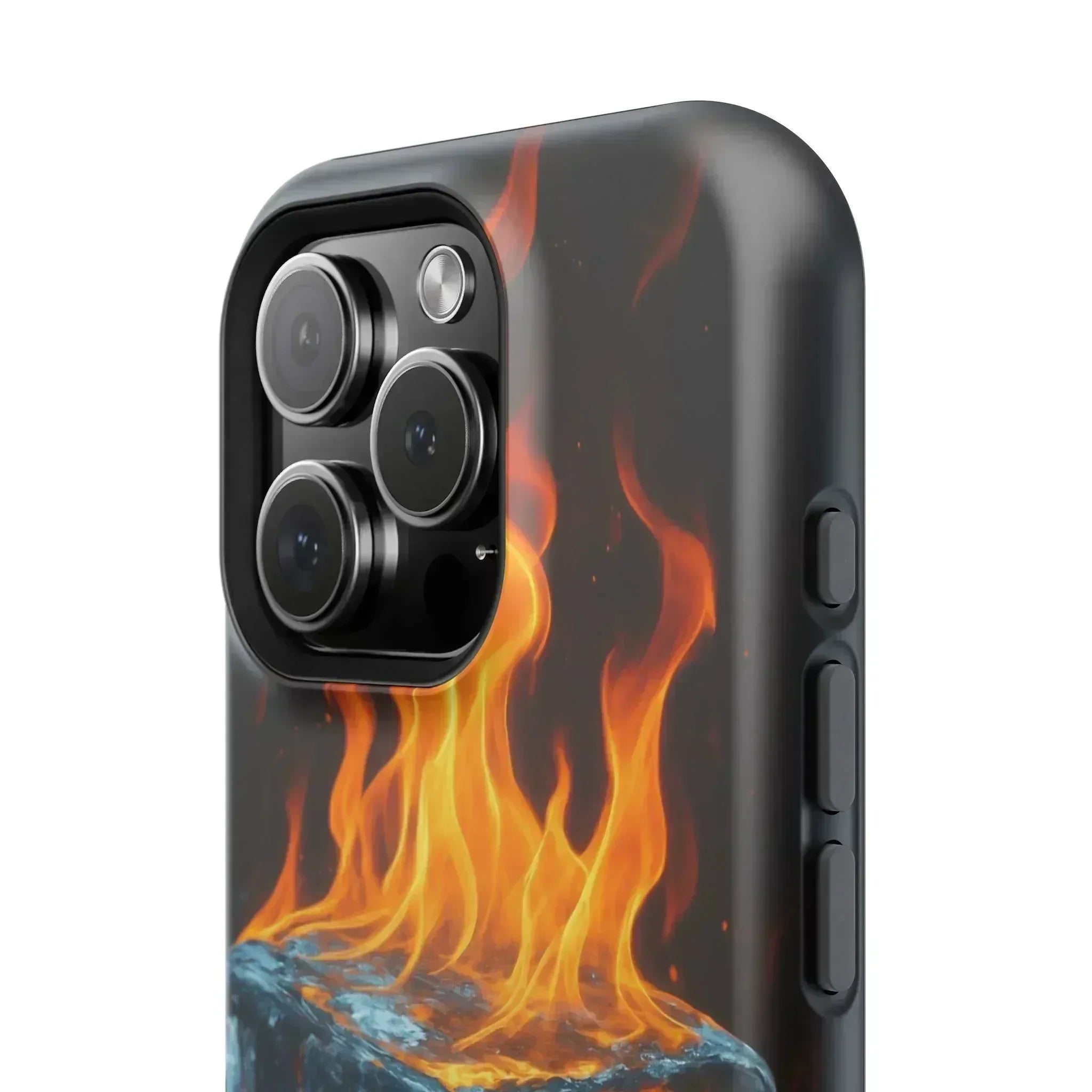 Flame Ice Phone Case for iPhone 12-16 and Galaxy S21-S22 - KARARMDESIGN