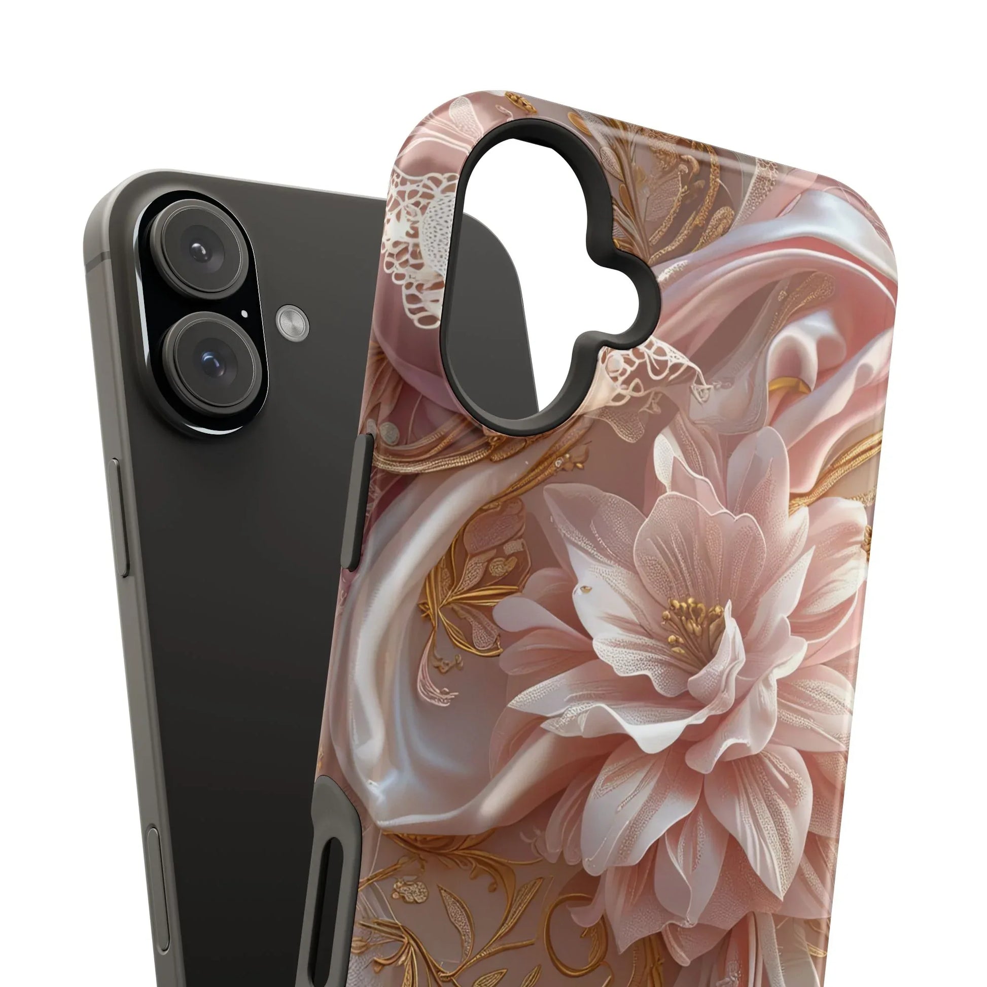 Elegant Floral Phone Case for iPhone 11-17 and Samsung Galaxy S21-S22 - KARARMDESIGN