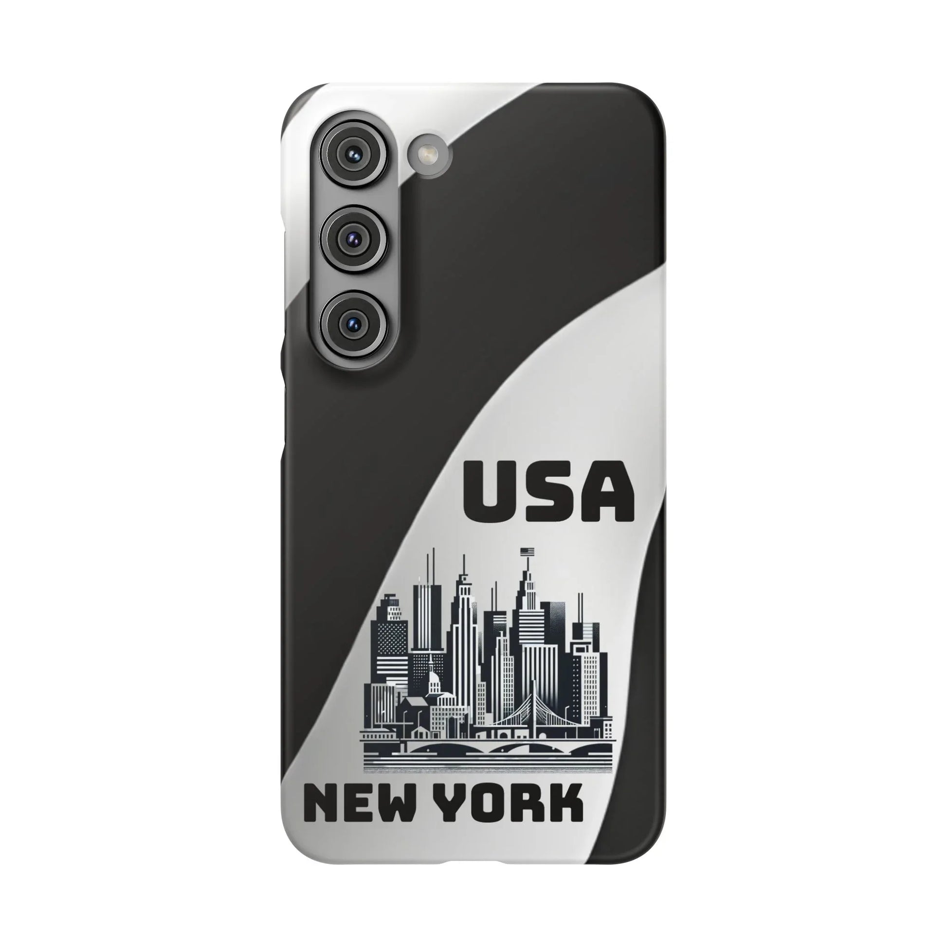 Monochrome New York City Phone Case for iPhone, Galaxy & Pixel - KARARMDESIGN