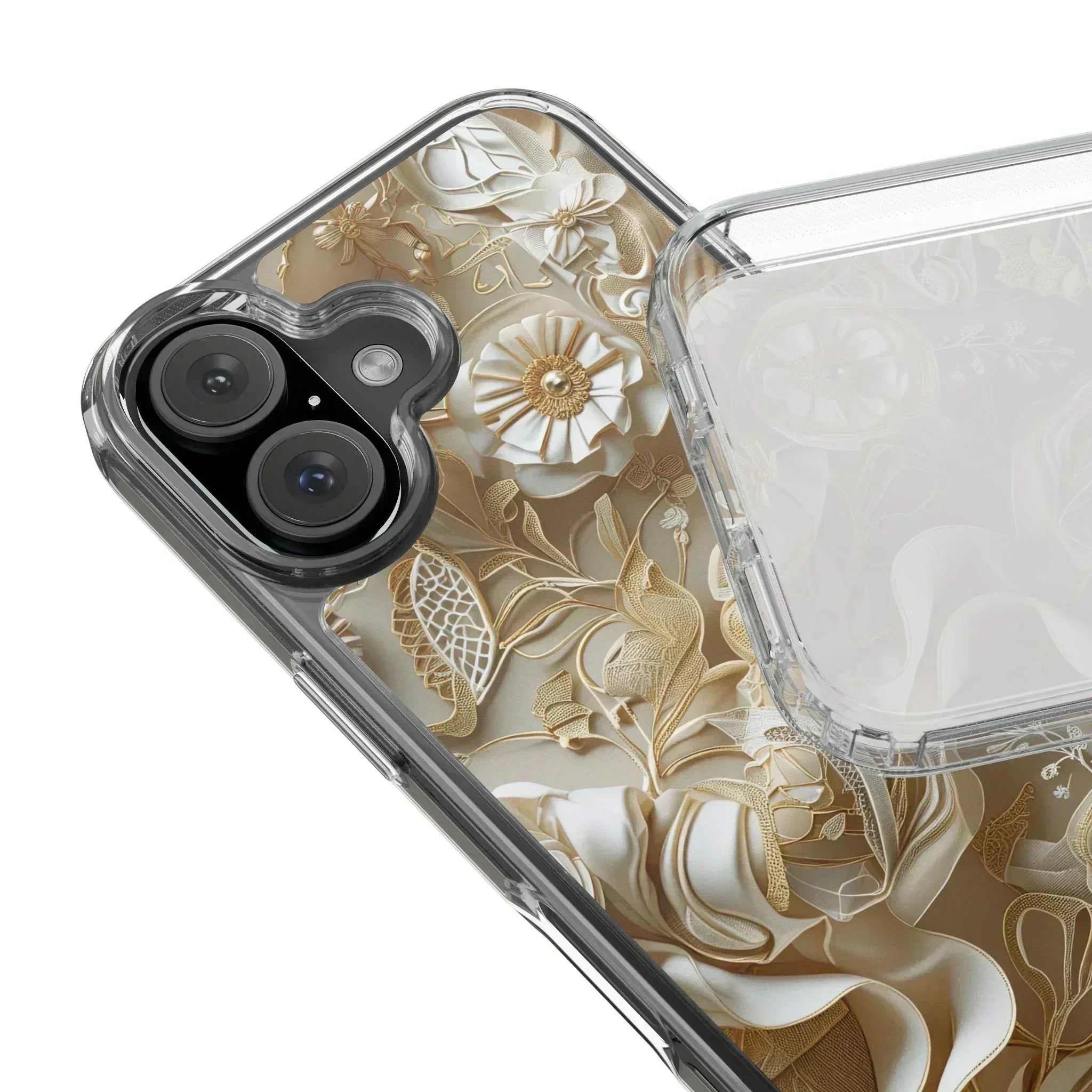 Minimalist Clear Phone Case for iPhone 12-16 and Samsung Galaxy S21 - KARARMDESIGN