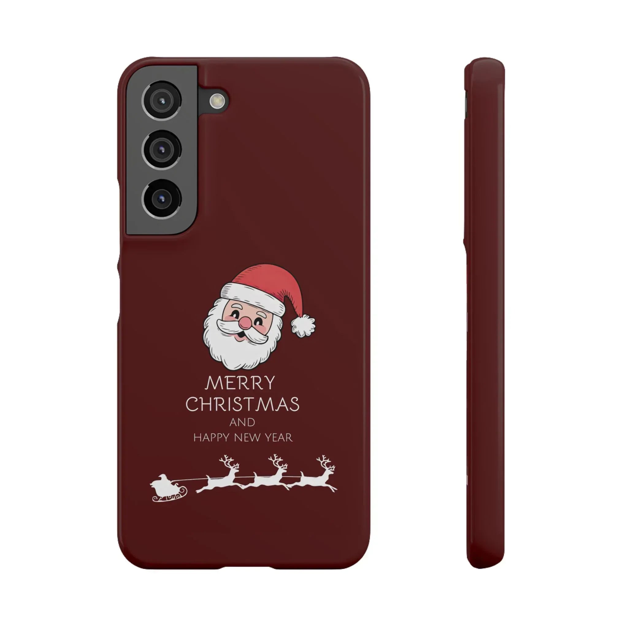 Crimson Claus Phone Case for iPhone 8-17 and Galaxy S20-S25 - KARARMDESIGN