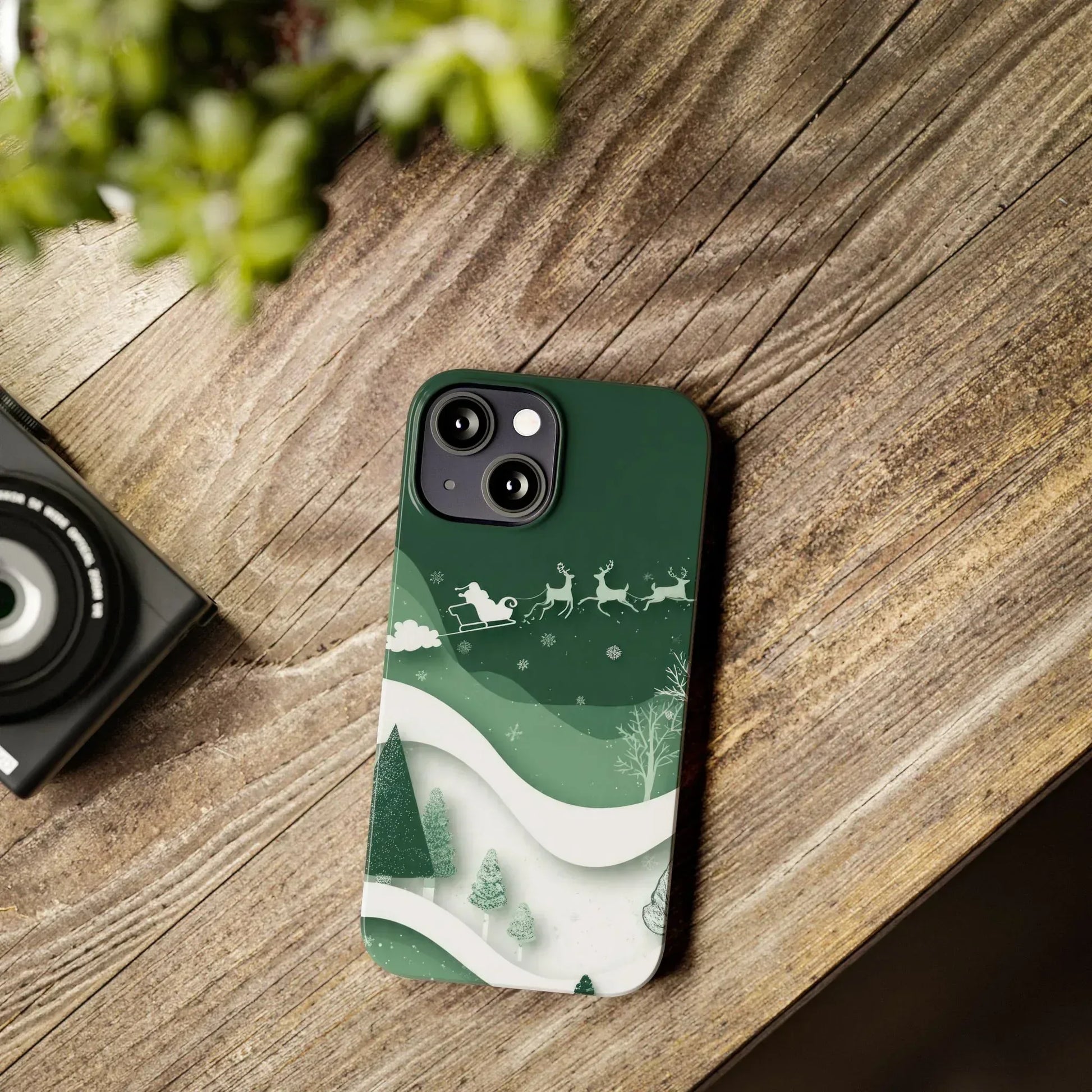 Evergreen Forest Phone Case for iPhone 11–17 - KARARMDESIGN