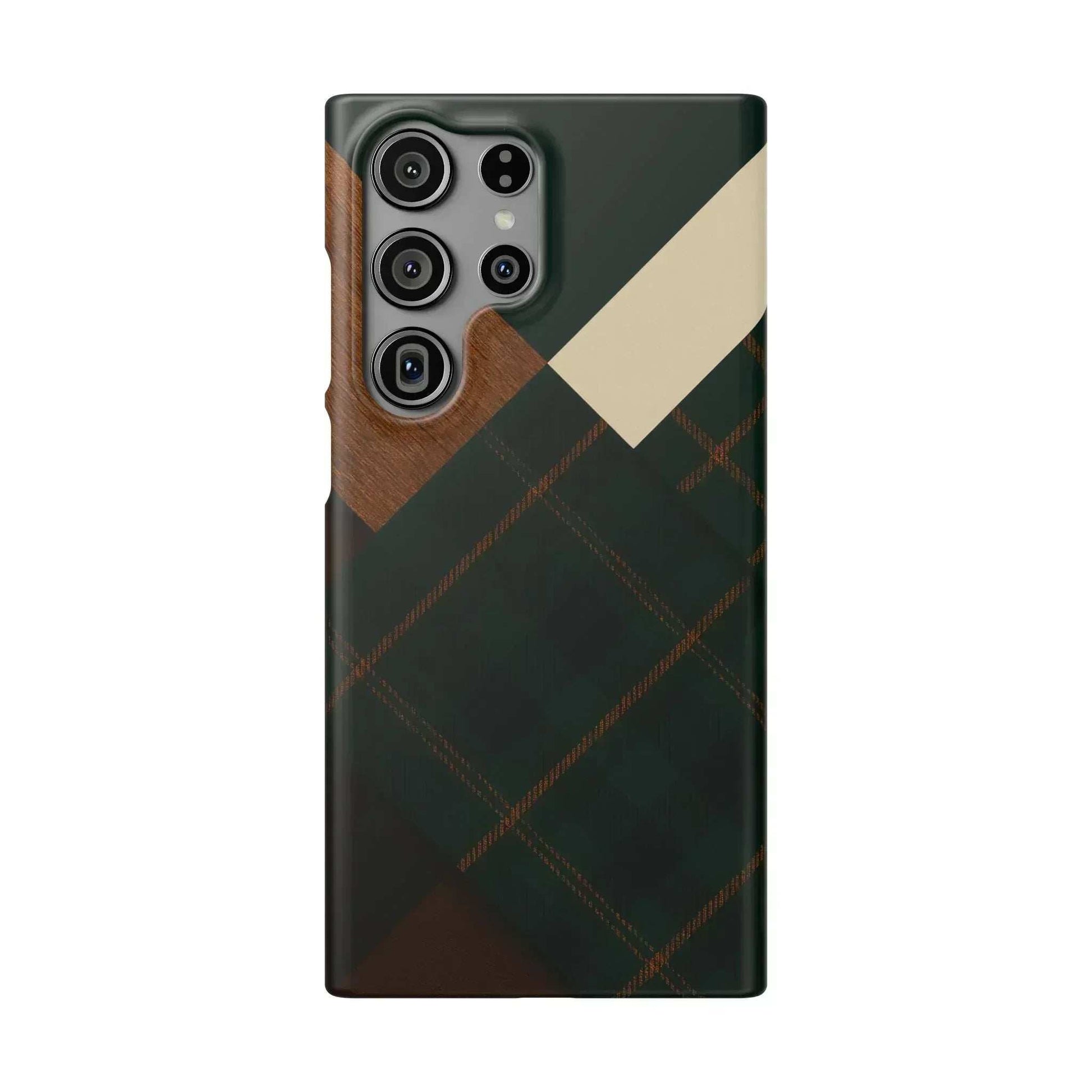 Rustic Green Phone Case for iPhone 8-16 and Galaxy S20-S24 - KARARMDESIGN