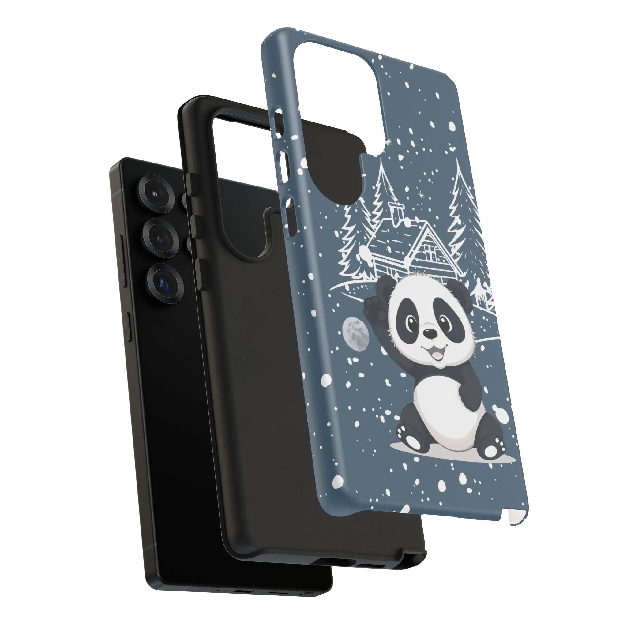 Cute Panda Phone Case for Samsung Galaxy and Google Pixel - KARARMDESIGN