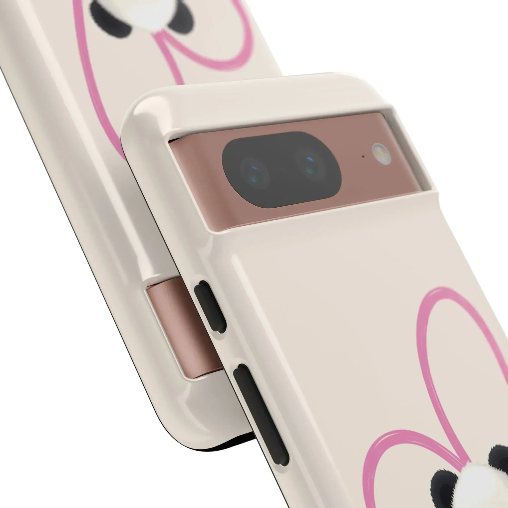 Cute Panda Heart Love Phone Case for Google Pixel up to 9 - KARARMDESIGN