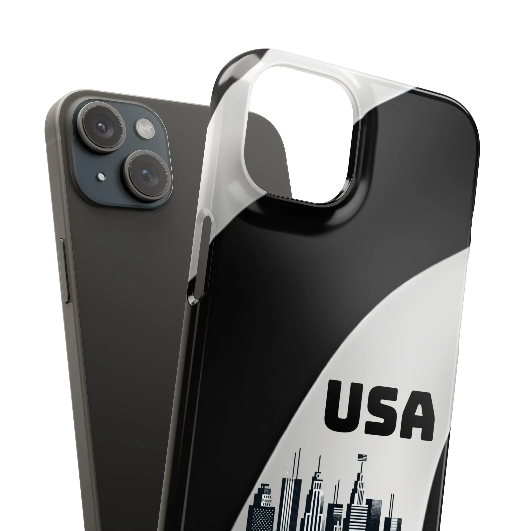 Monochrome New York City Phone Case for iPhone, Galaxy & Pixel - KARARMDESIGN