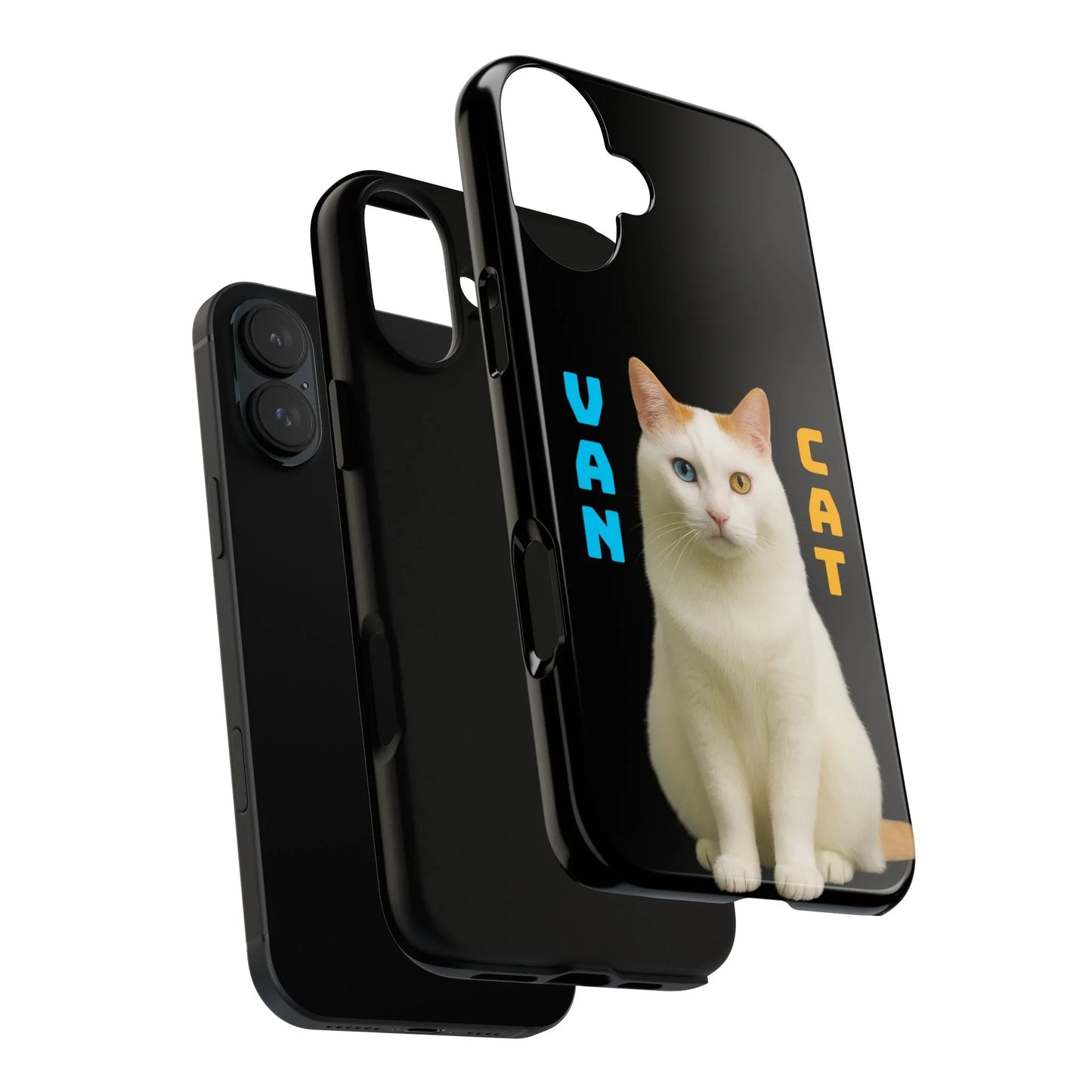 VAN CAT Phone Case for iPhone 8-16 and Samsung Galaxy S20-S25 Models