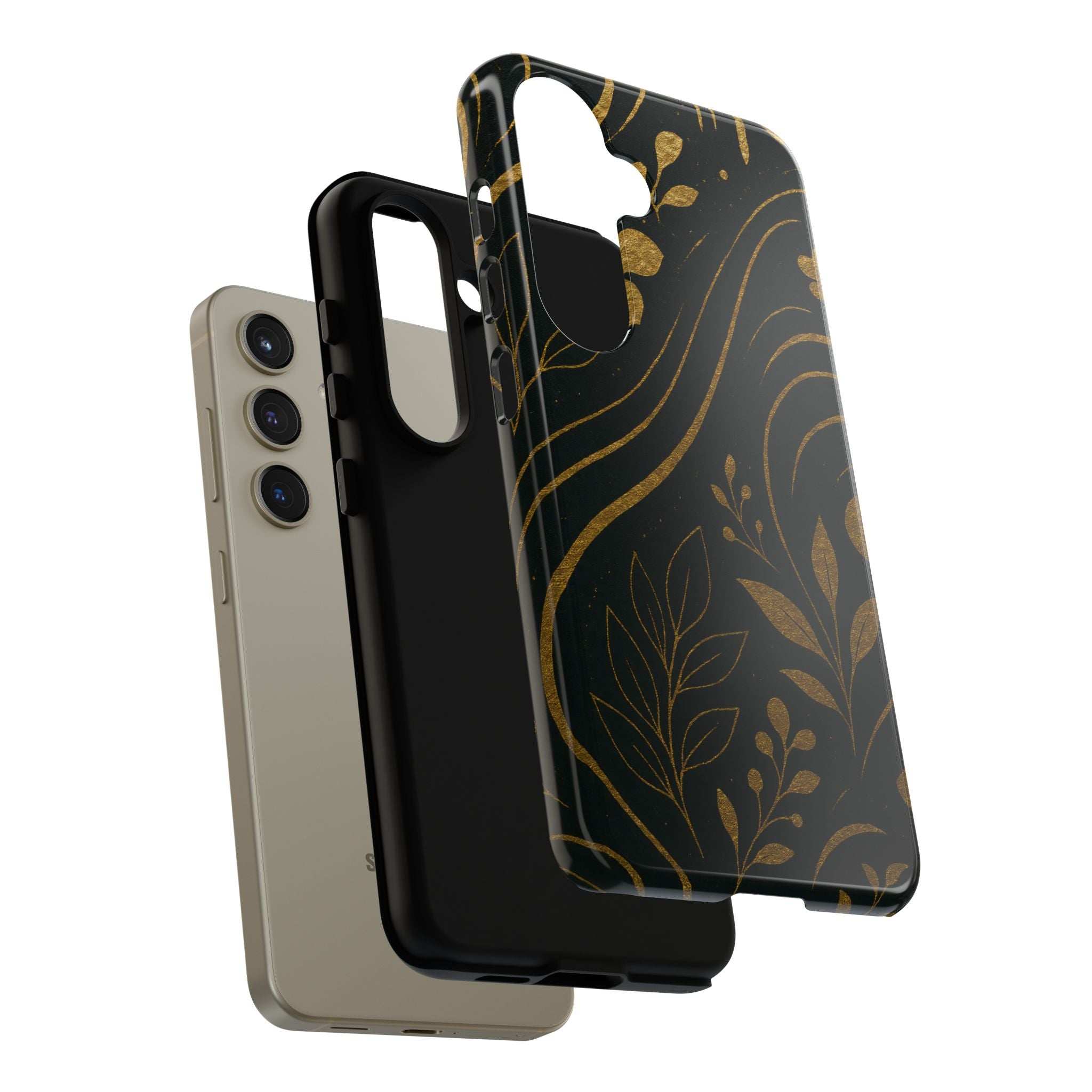 Gold Pattern Tough Phone Case for Samsung Galaxy & Google Pixel
