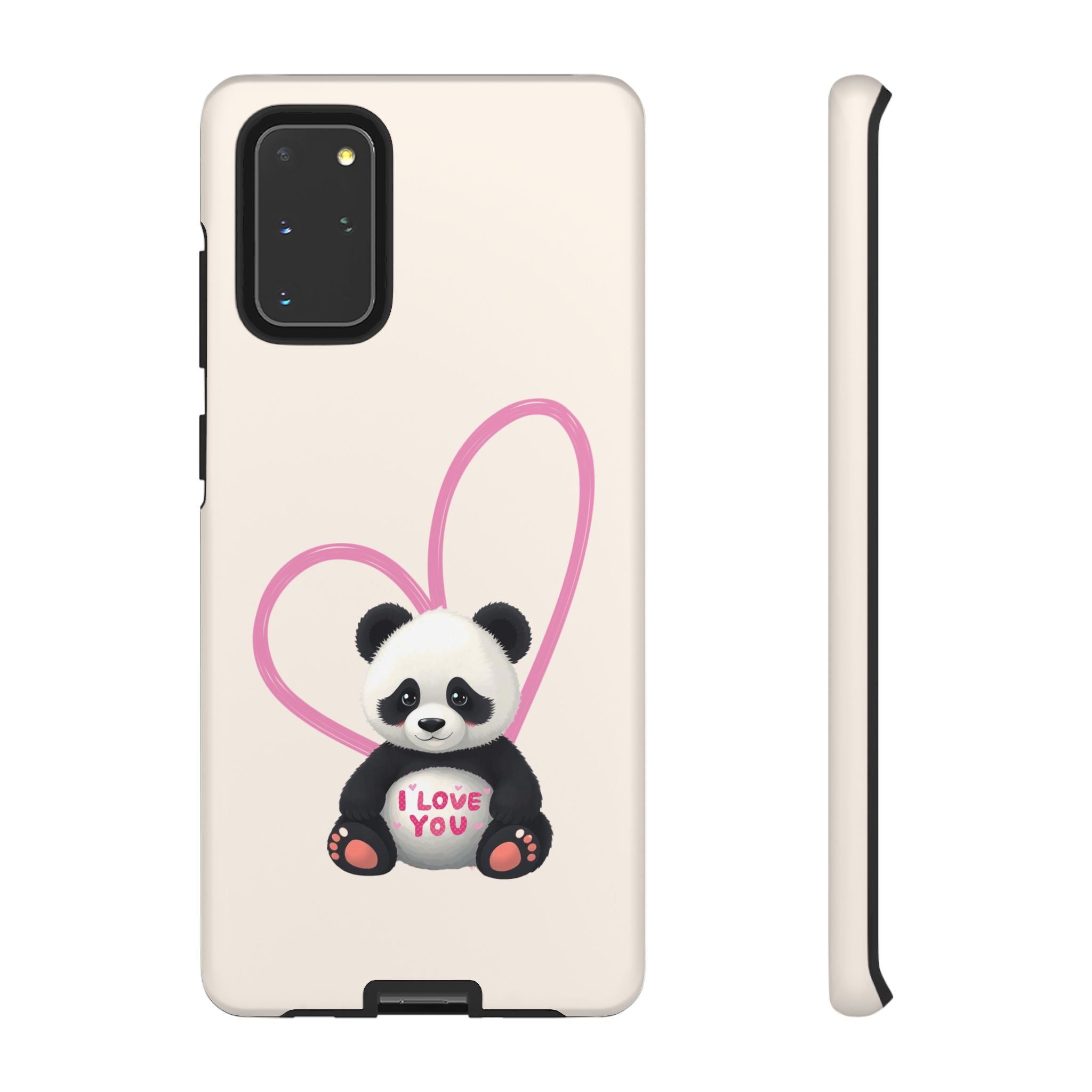 Adorable Panda Love Phone Case – Samsung Galaxy S20-S26