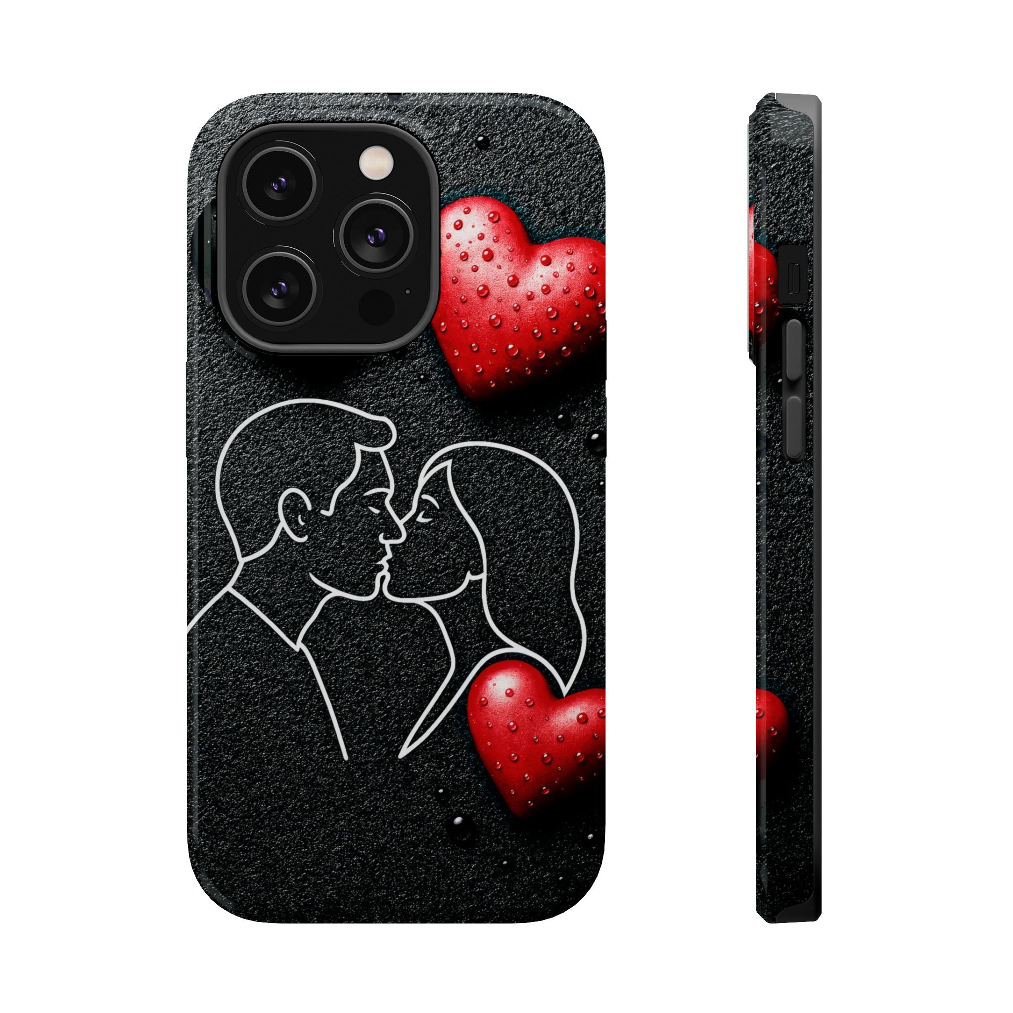 Midnight Kiss Phone Case for iPhone 13–17 & Samsung Galaxy S26 Series