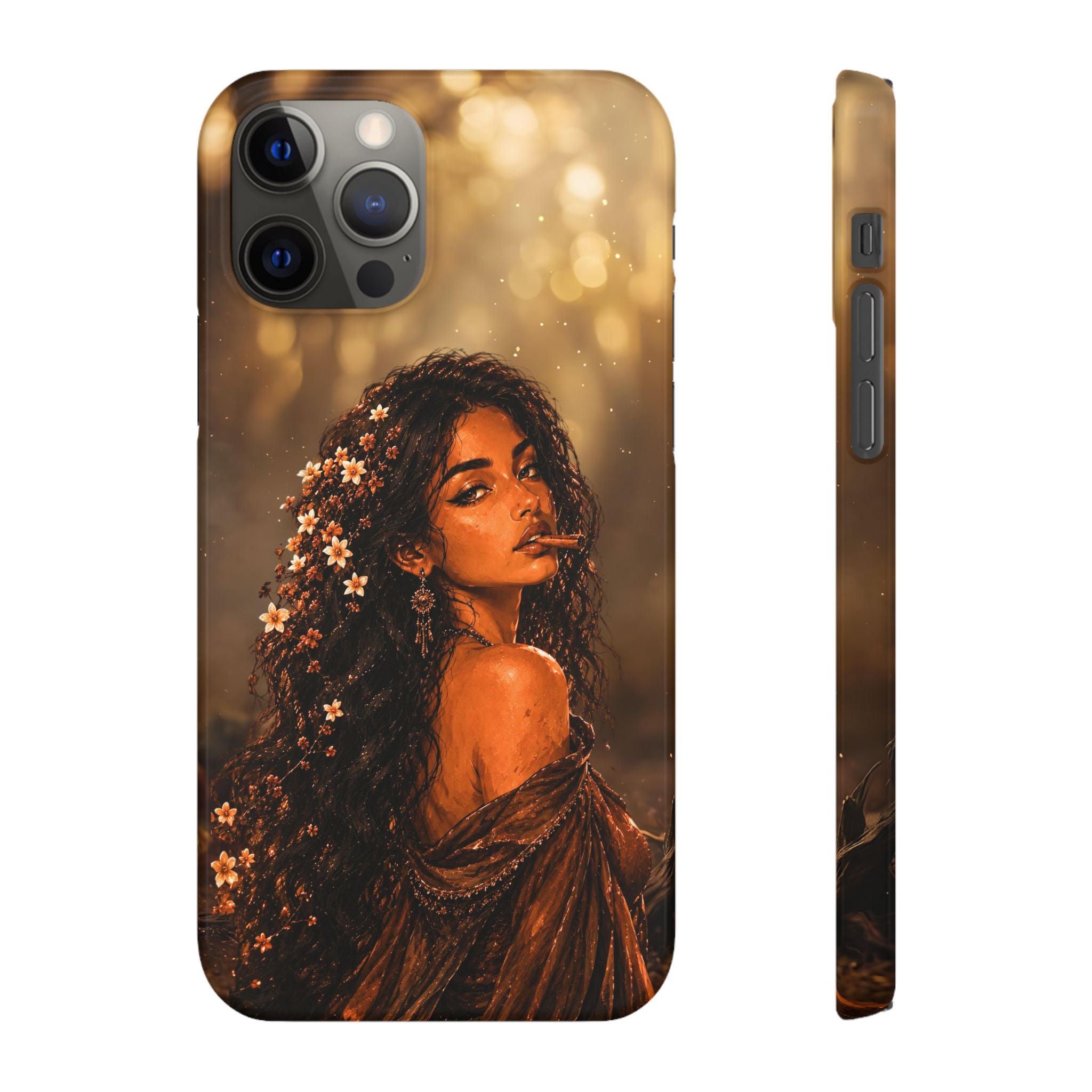 Cinnamon Girl Phone Case for iPhone 11-17 & Samsung Galaxy S20-S26