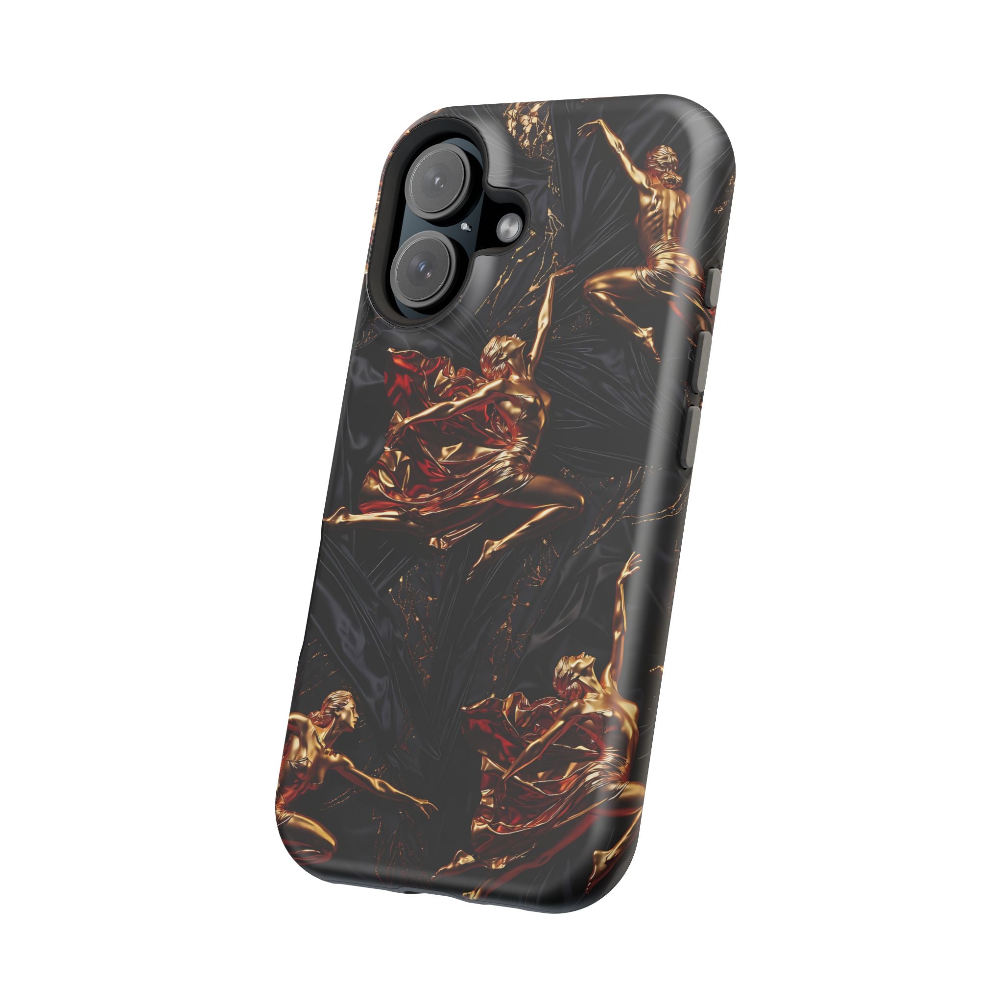 Gold Sculpture Phone Case for iPhone 13-17 & Samsung Galaxy S26
