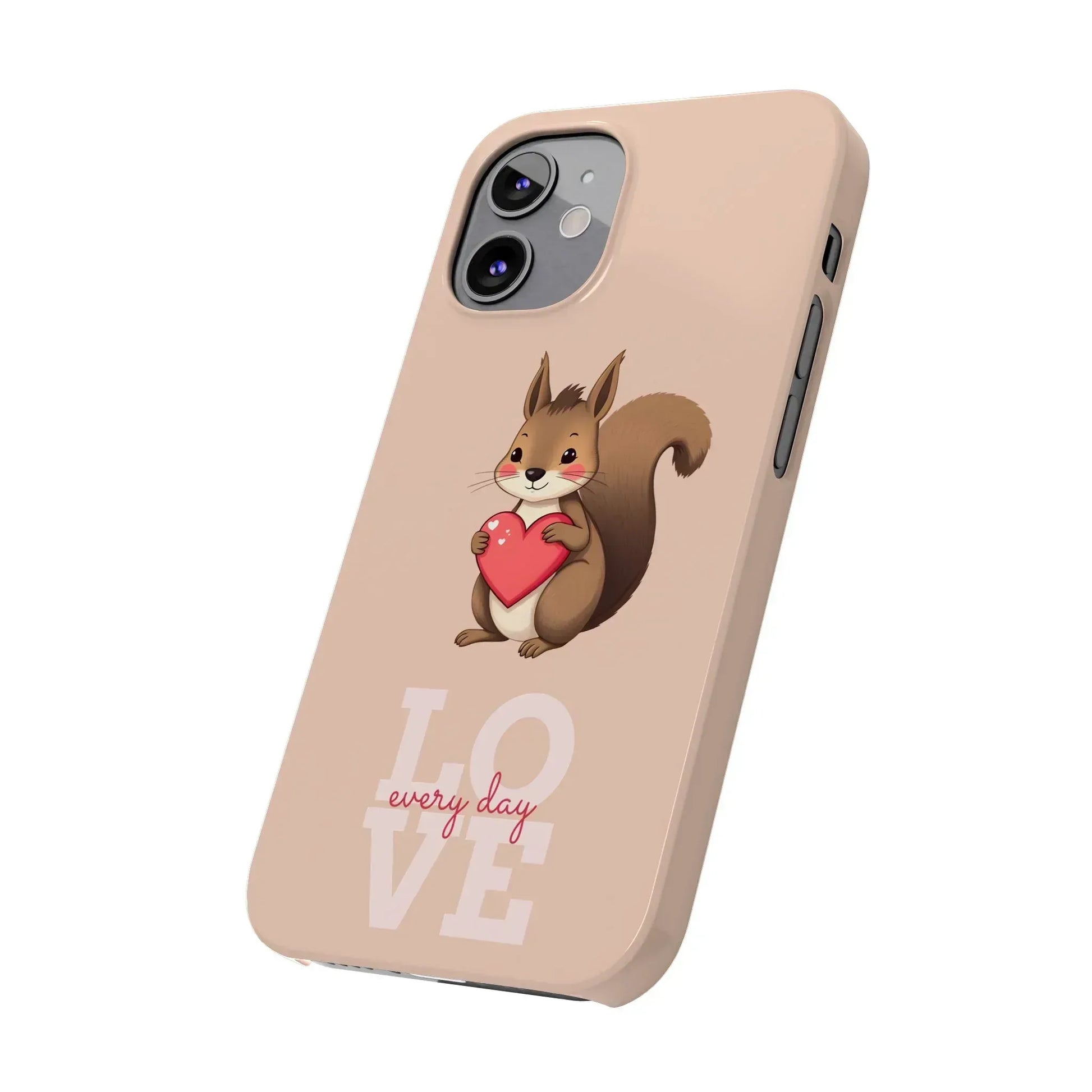 Cute Squirrel Phone Case for iPhone 11-17 - KARARMDESIGN