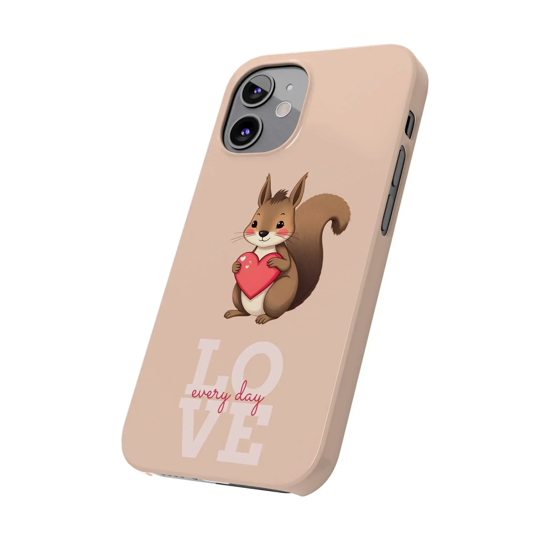Cute Squirrel Phone Case for iPhone 11-17 - KARARMDESIGN