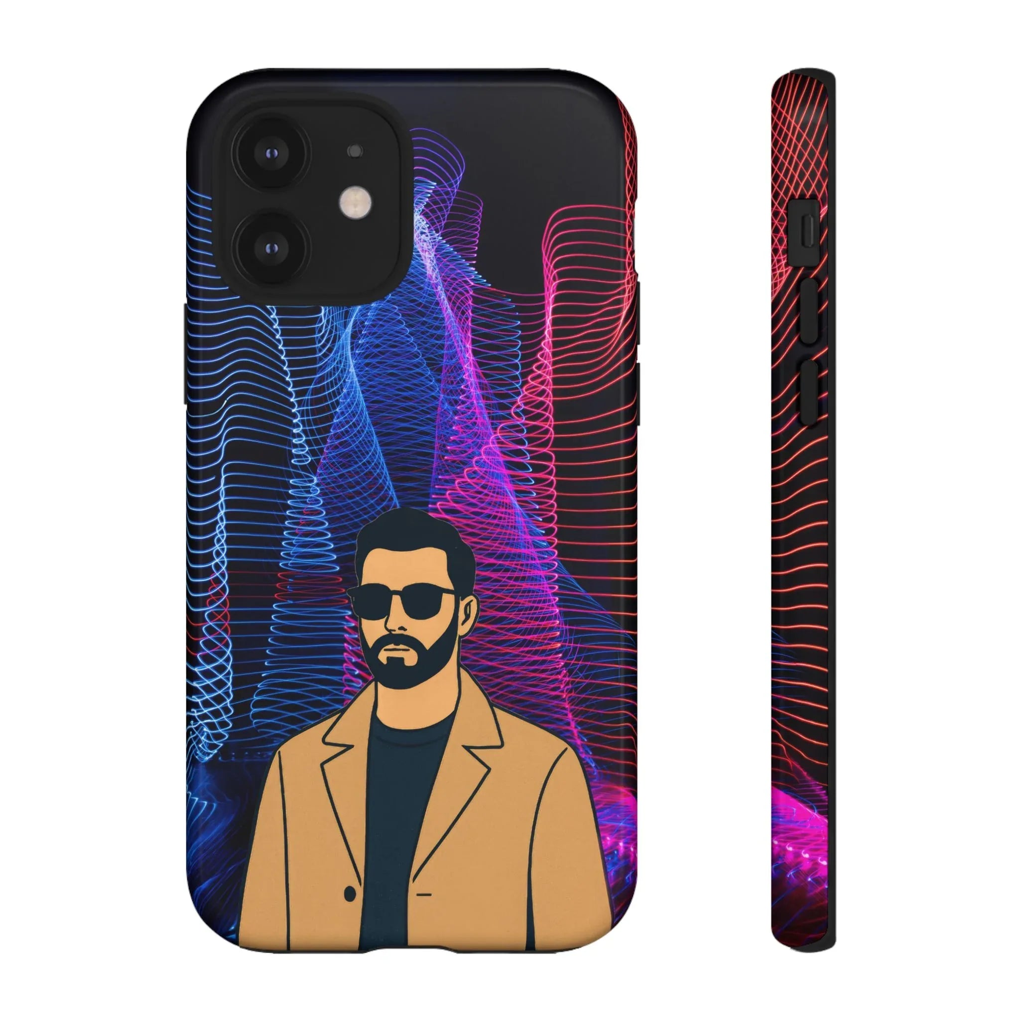 Bearded Style Phone Case for iPhone 11-17 and Galaxy S20-S25 - KARARMDESIGN