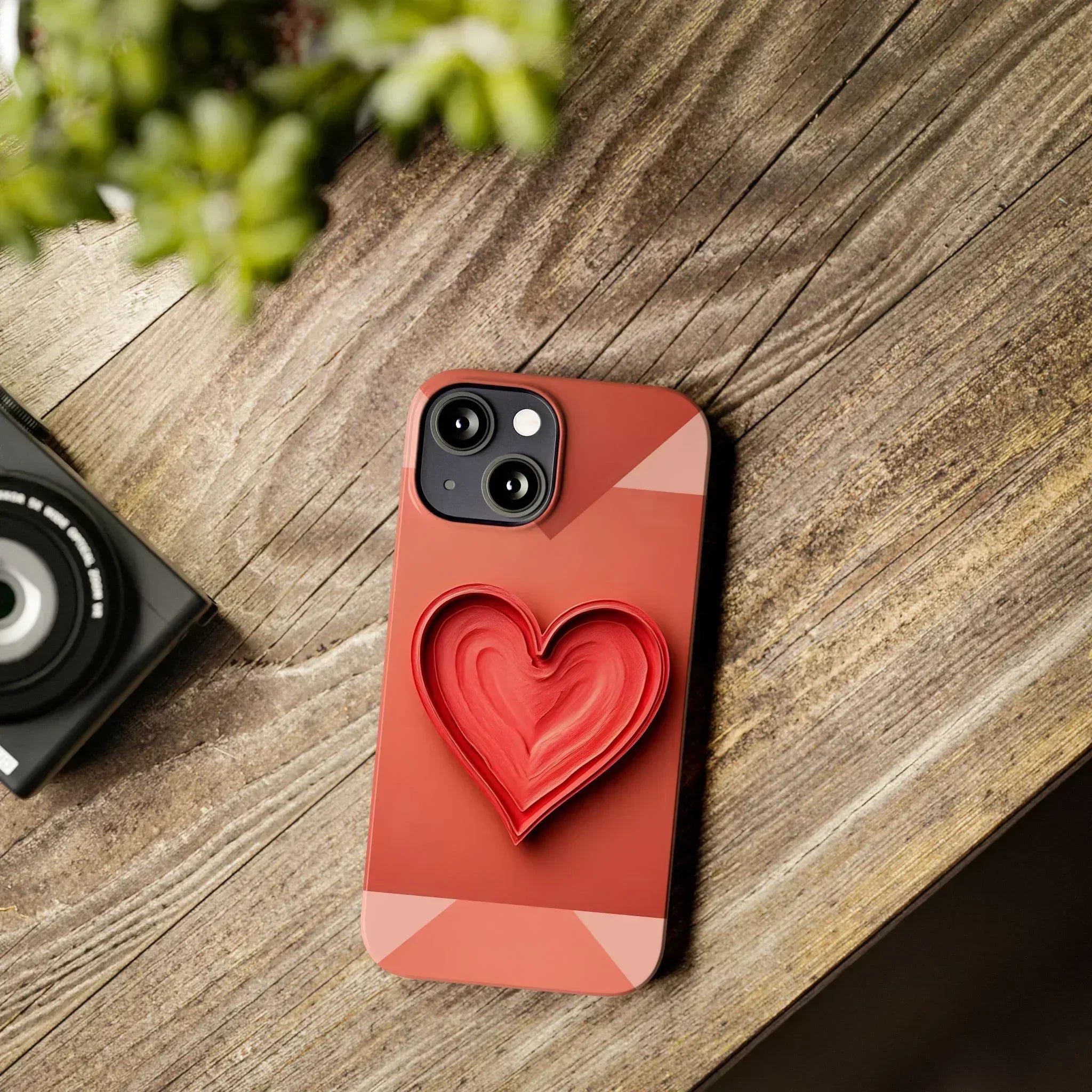 Heart Design Phone Case for iPhone 11-17 - KARARMDESIGN