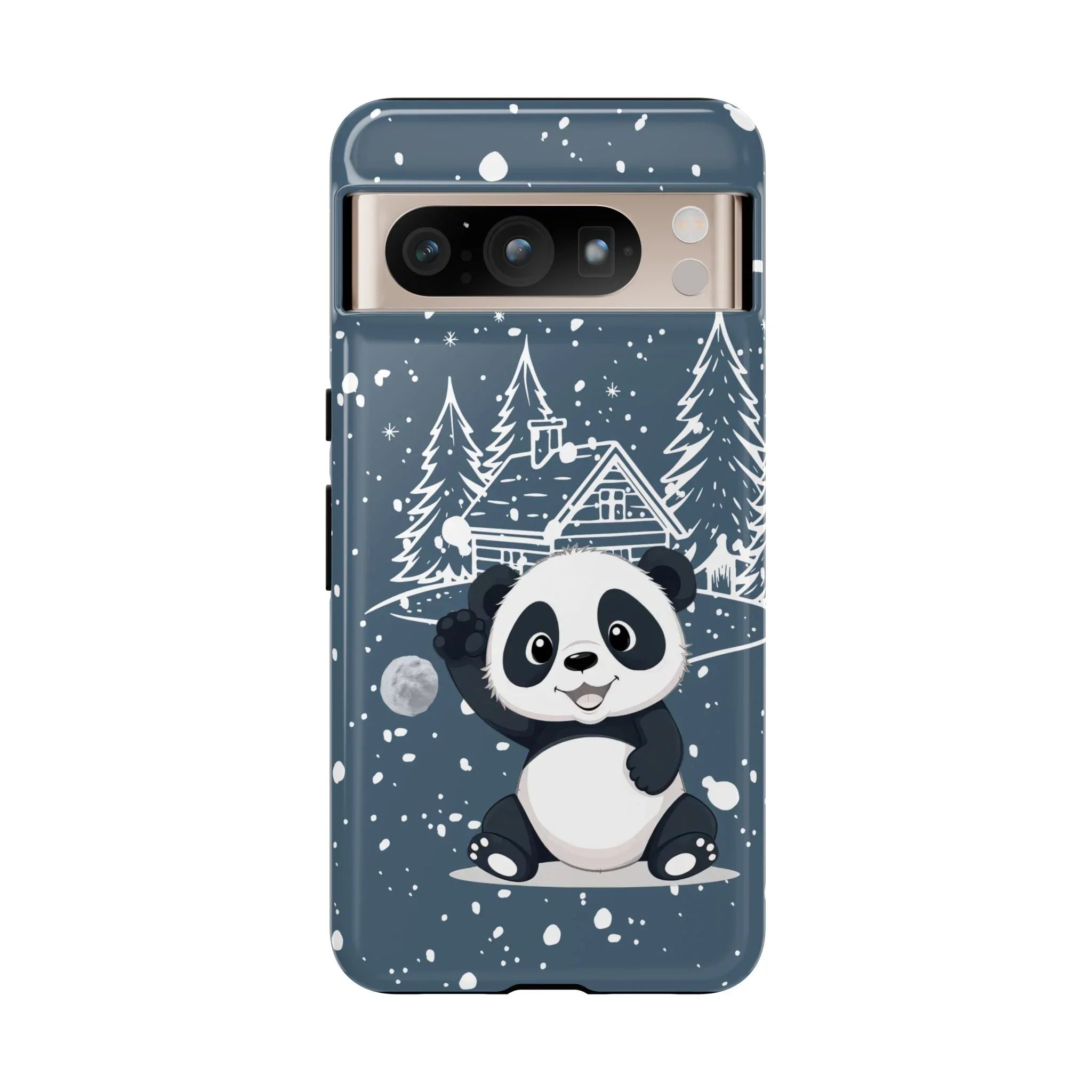 Cute Panda Phone Case for Samsung Galaxy and Google Pixel - KARARMDESIGN