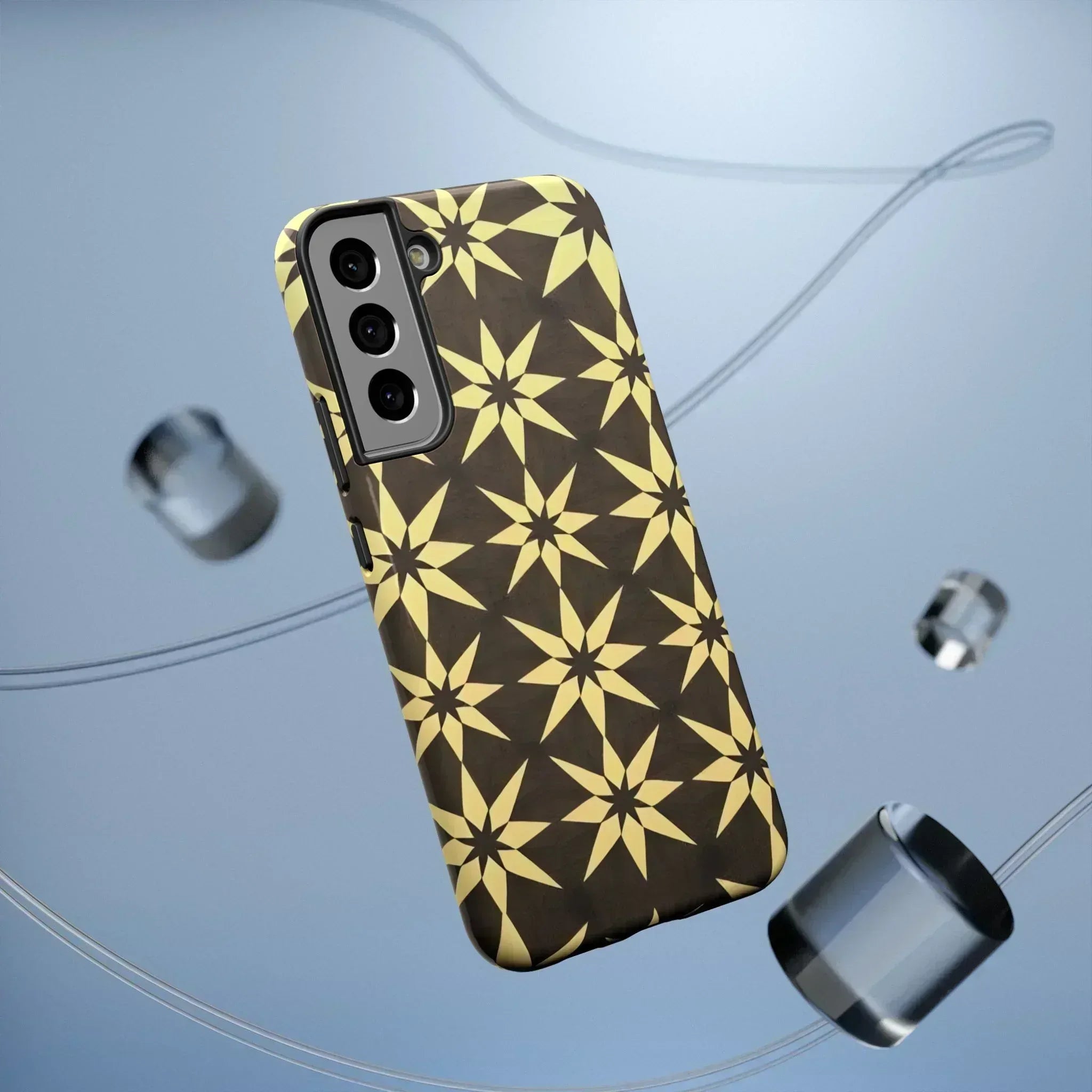 Star Phone Case for iPhone 12-16 and Samsung Galaxy S21-S22 - KARARMDESIGN