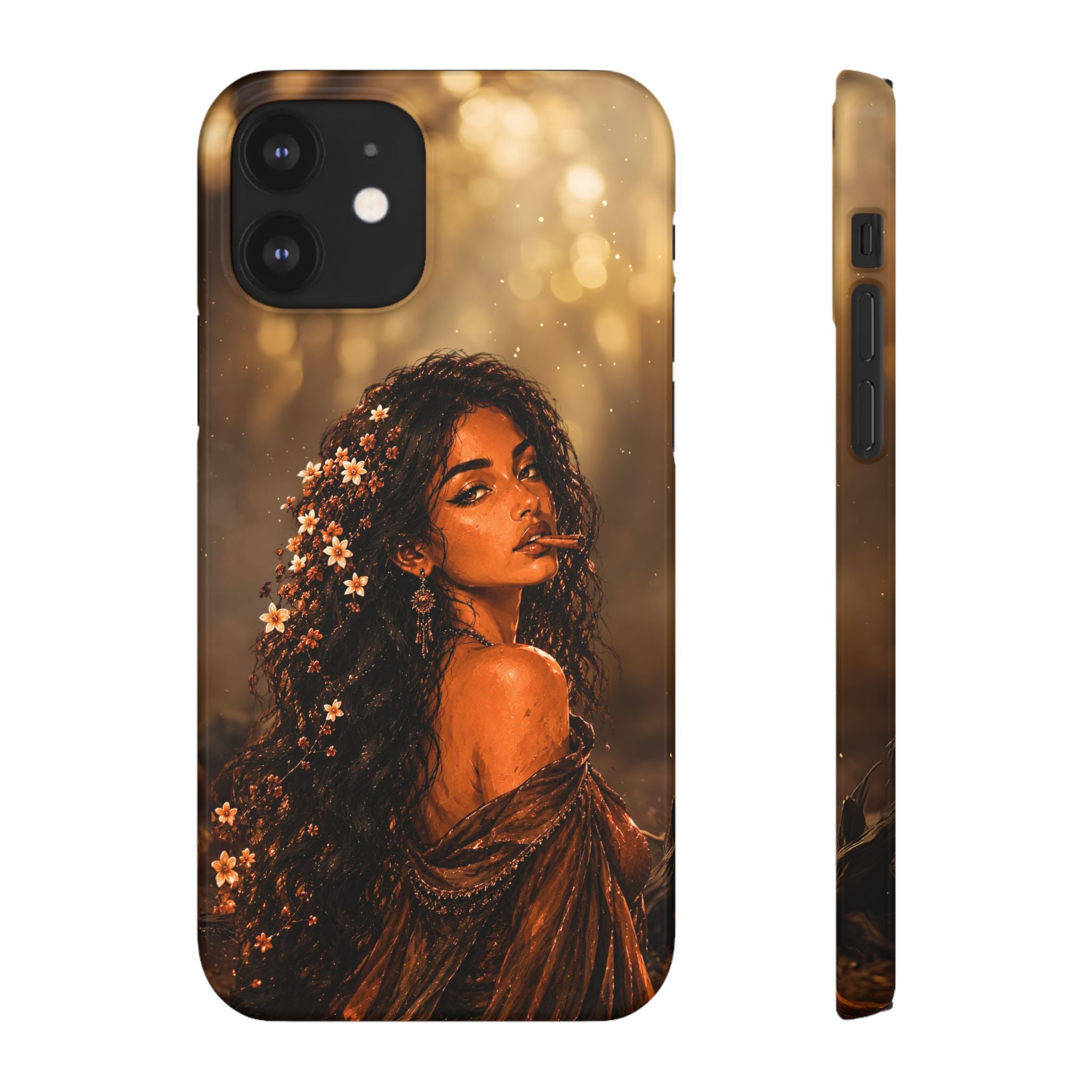 Cinnamon Girl Phone Case for iPhone 11-17 & Samsung Galaxy S20-S26