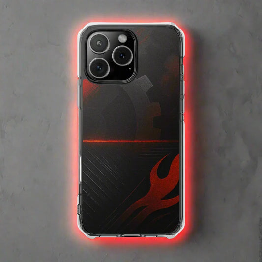 Gear Flame Phone Case for iPhone 14-16 Models - KarArmDesign