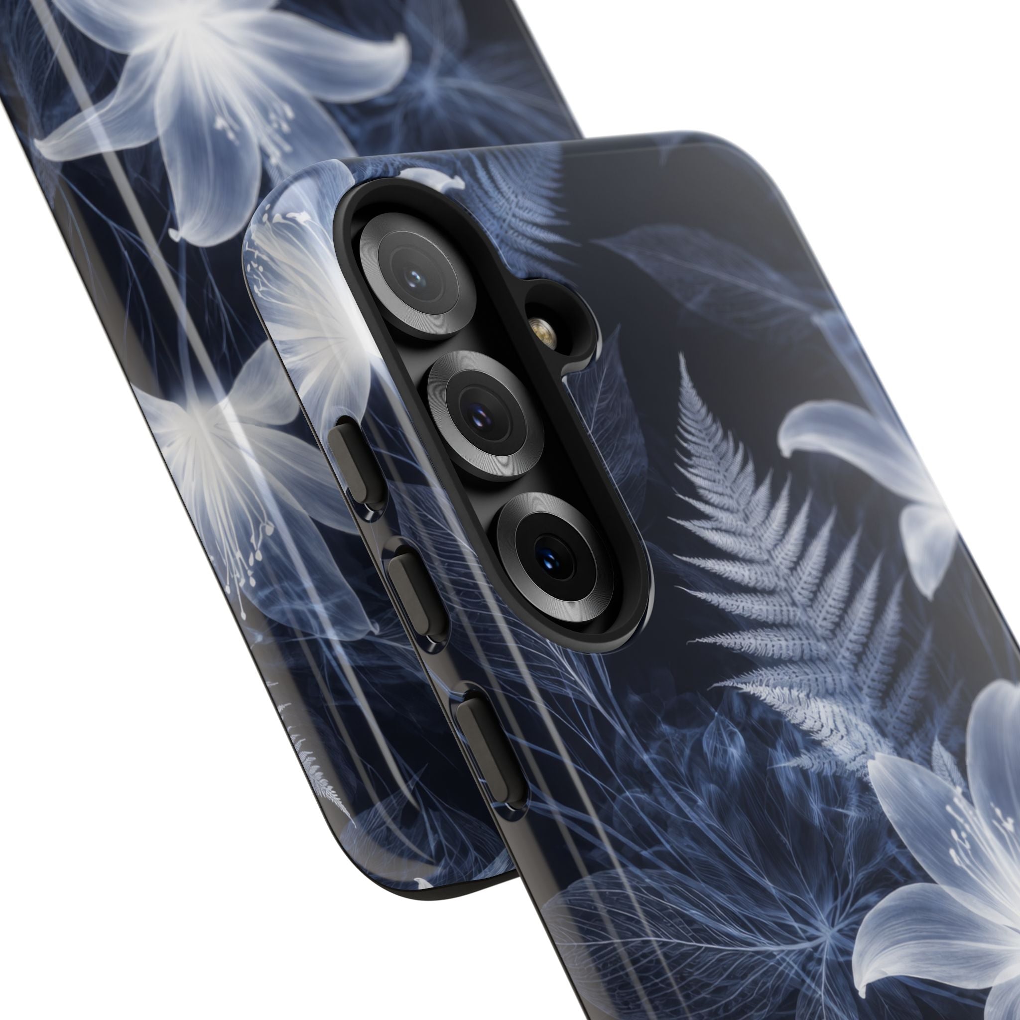 Moonlight Garden Phone Case for iPhone 11-17 and Galaxy S20-S26