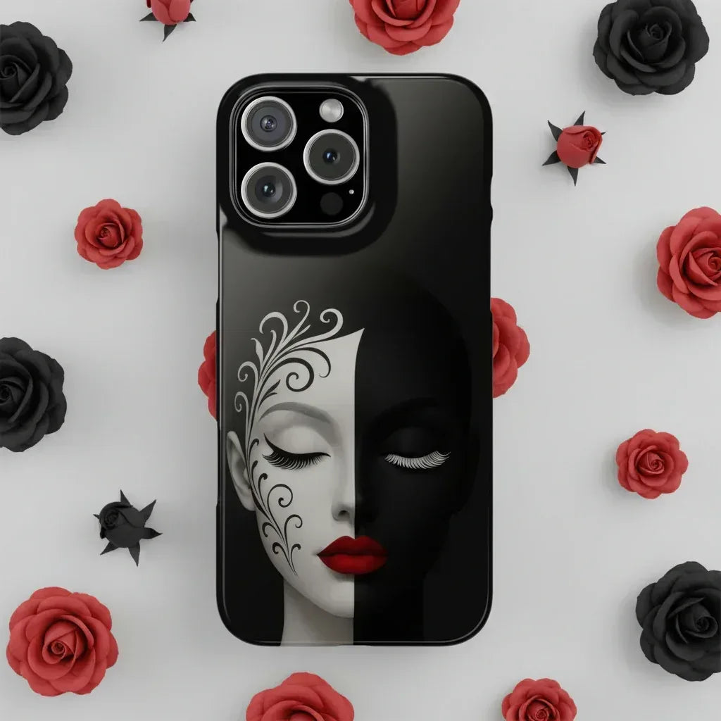 Artistic Head Design Phone Case for iPhone 11-17 - KARARMDESIGN