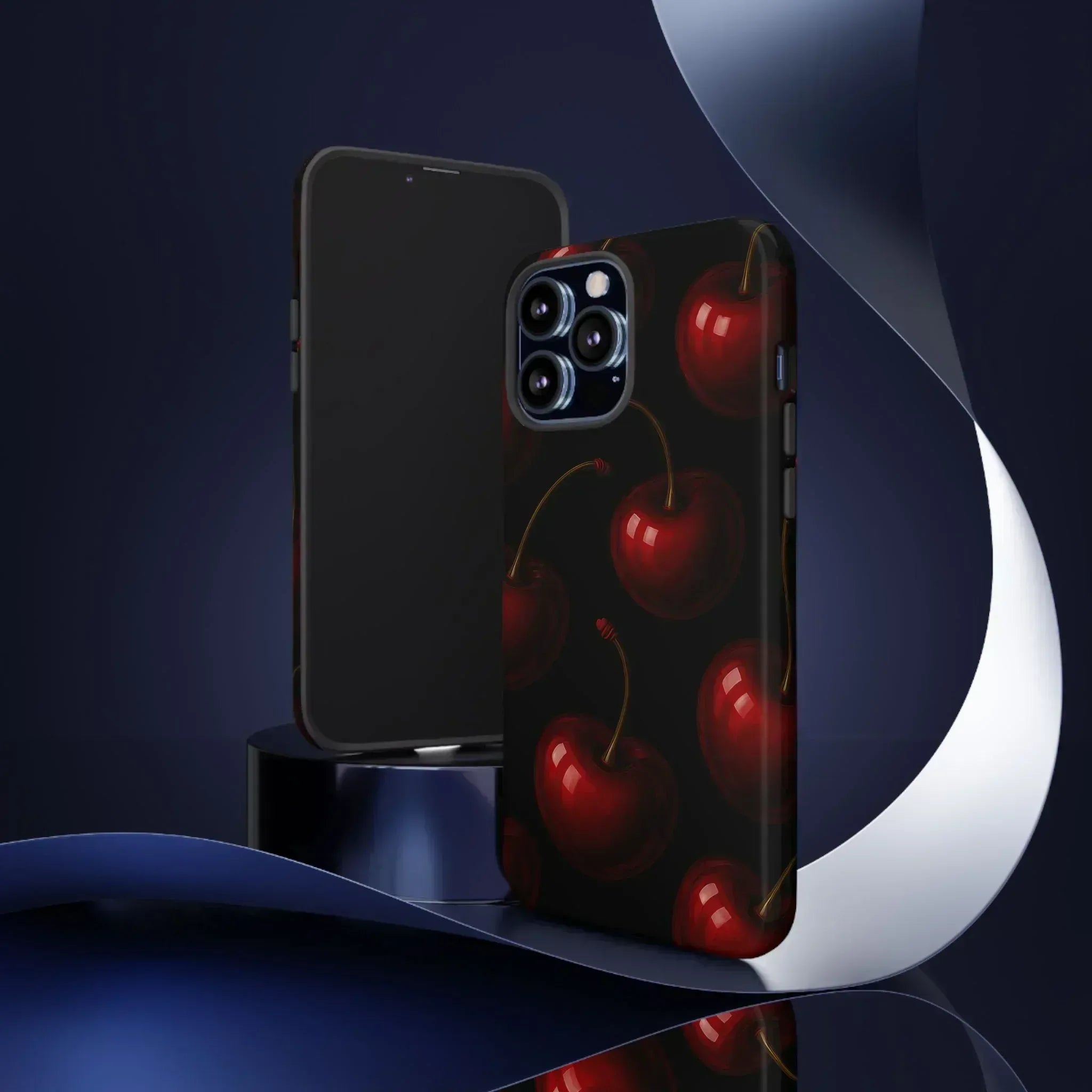 Cherry Phone Case for iPhone X-16 and Galaxy S20-S25 - KARARMDESIGN