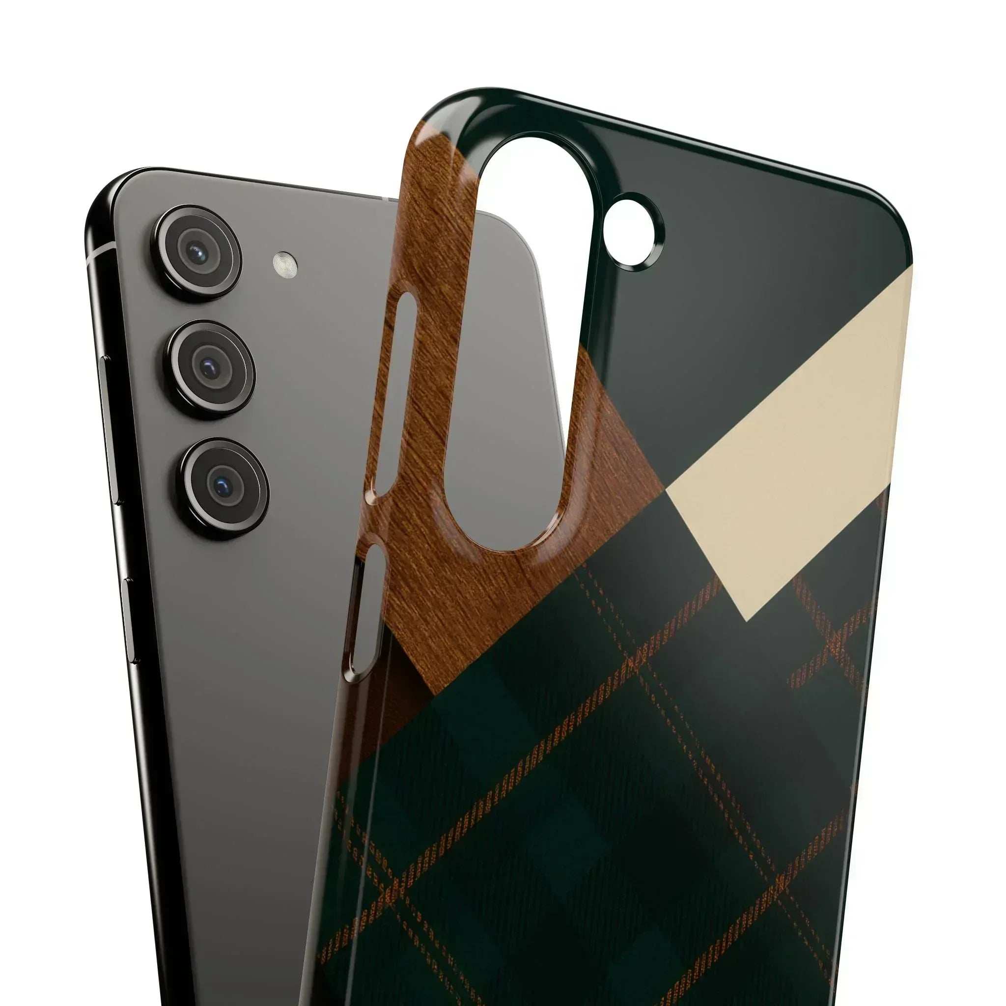 Rustic Green Phone Case for iPhone 8-16 and Galaxy S20-S24 - KARARMDESIGN