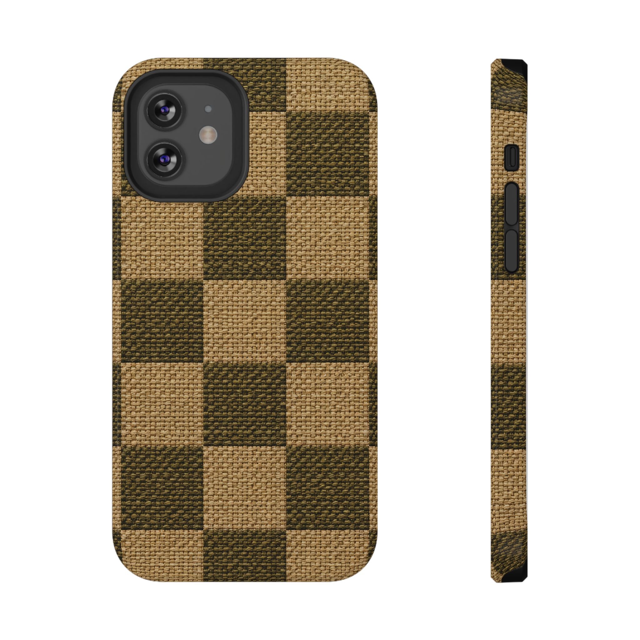 Rustic Woven Phone Case for iPhone 11-17 and Galaxy S22-S26